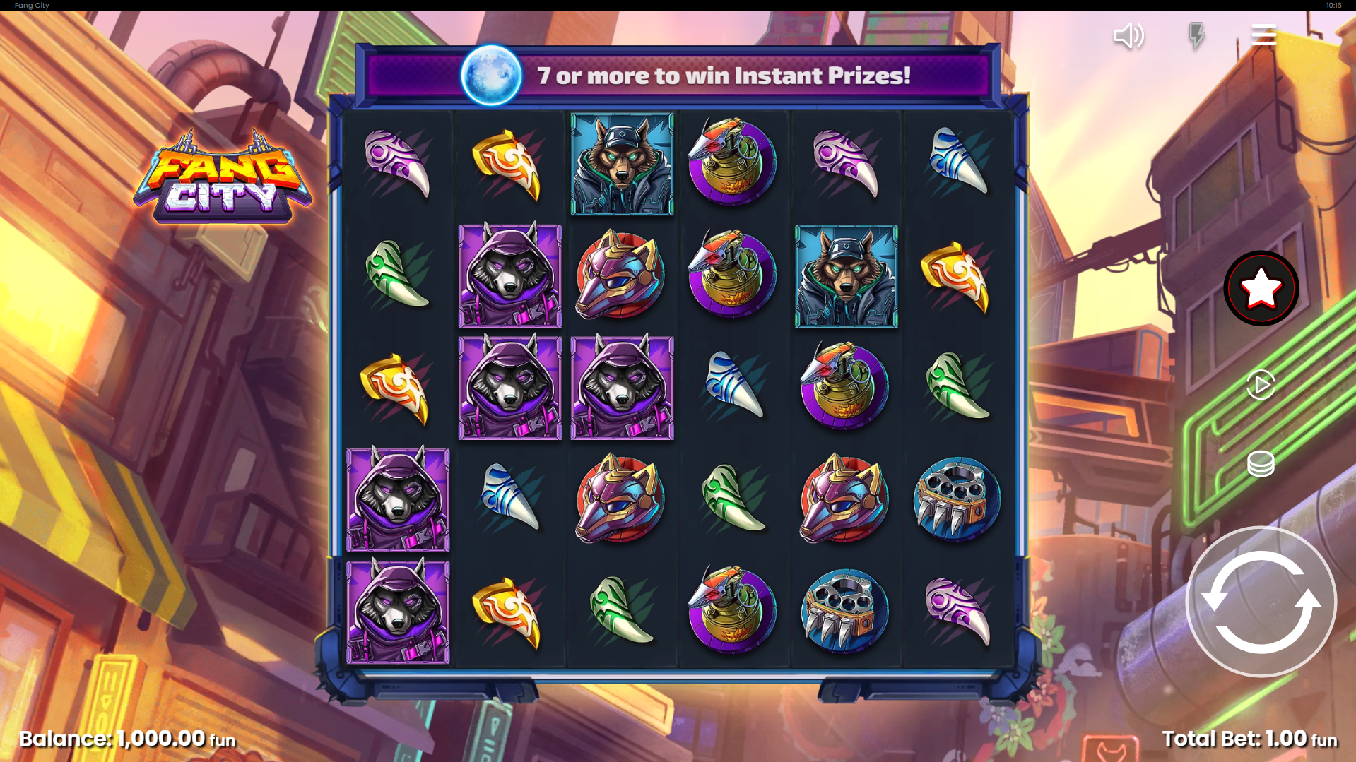 Fang City base game play