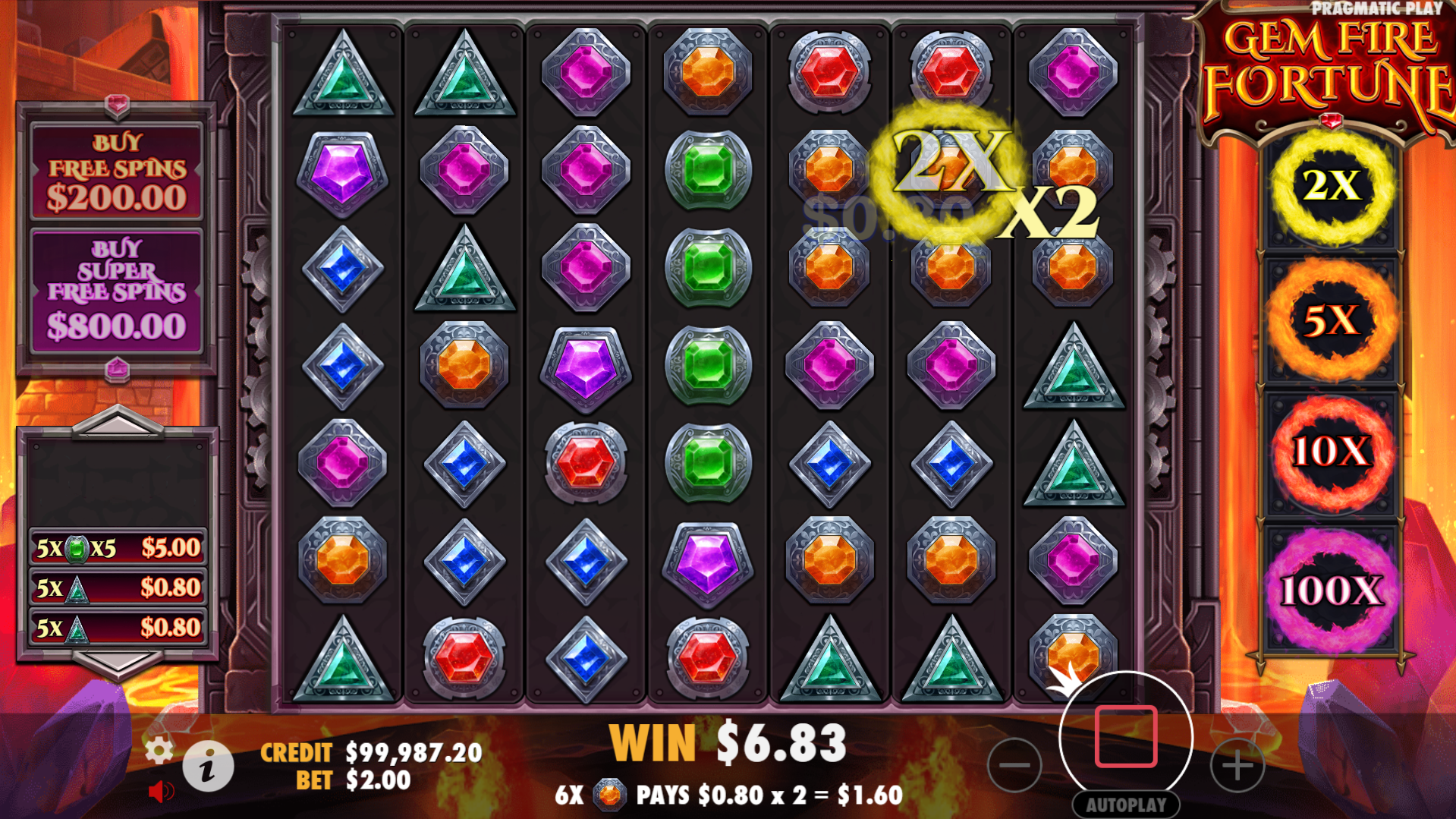 Form Clusters During Base Game Play for the Chance of a Random Multiplier Award
