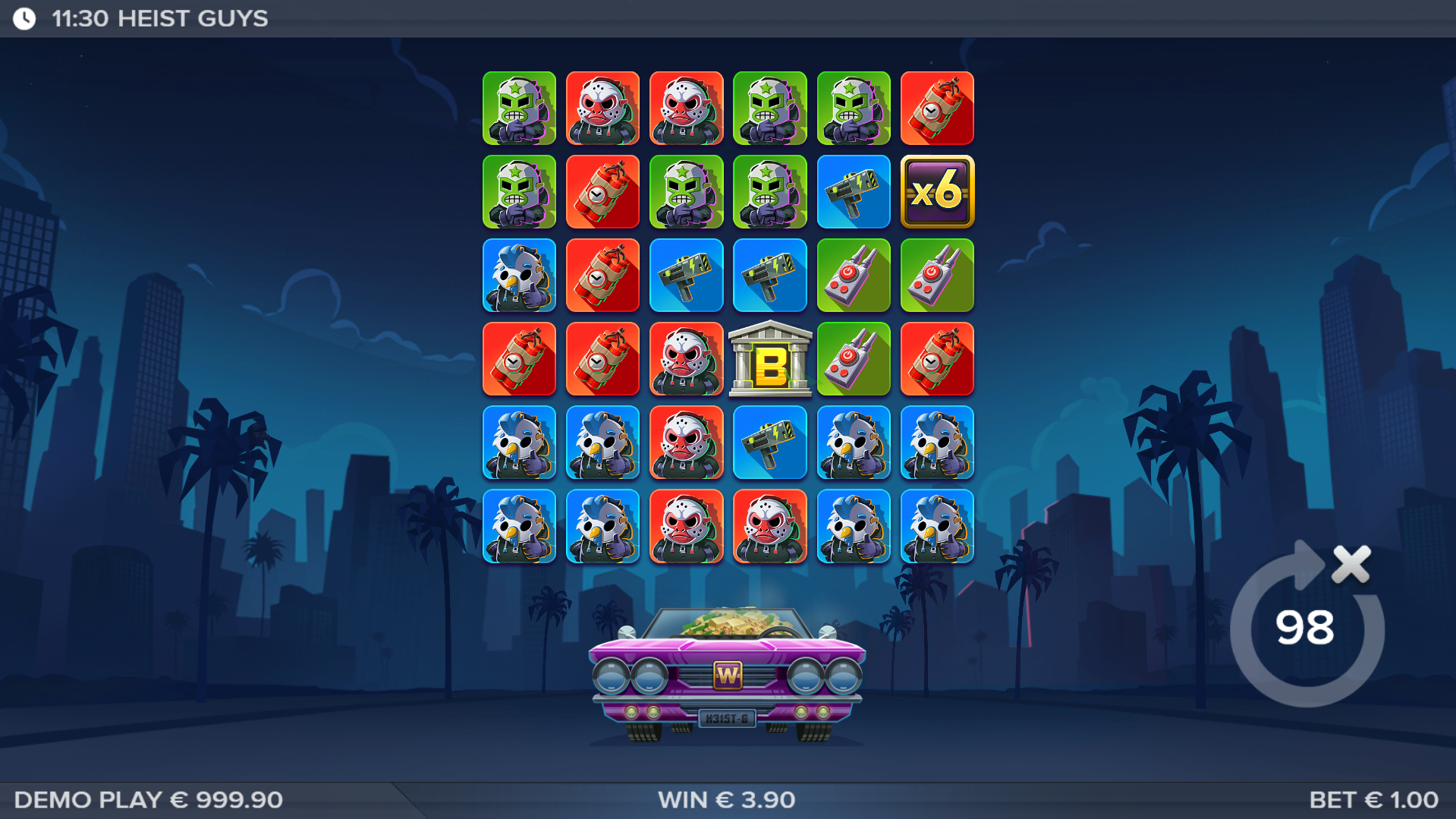 Land a Super Wild for progressive win multipliers