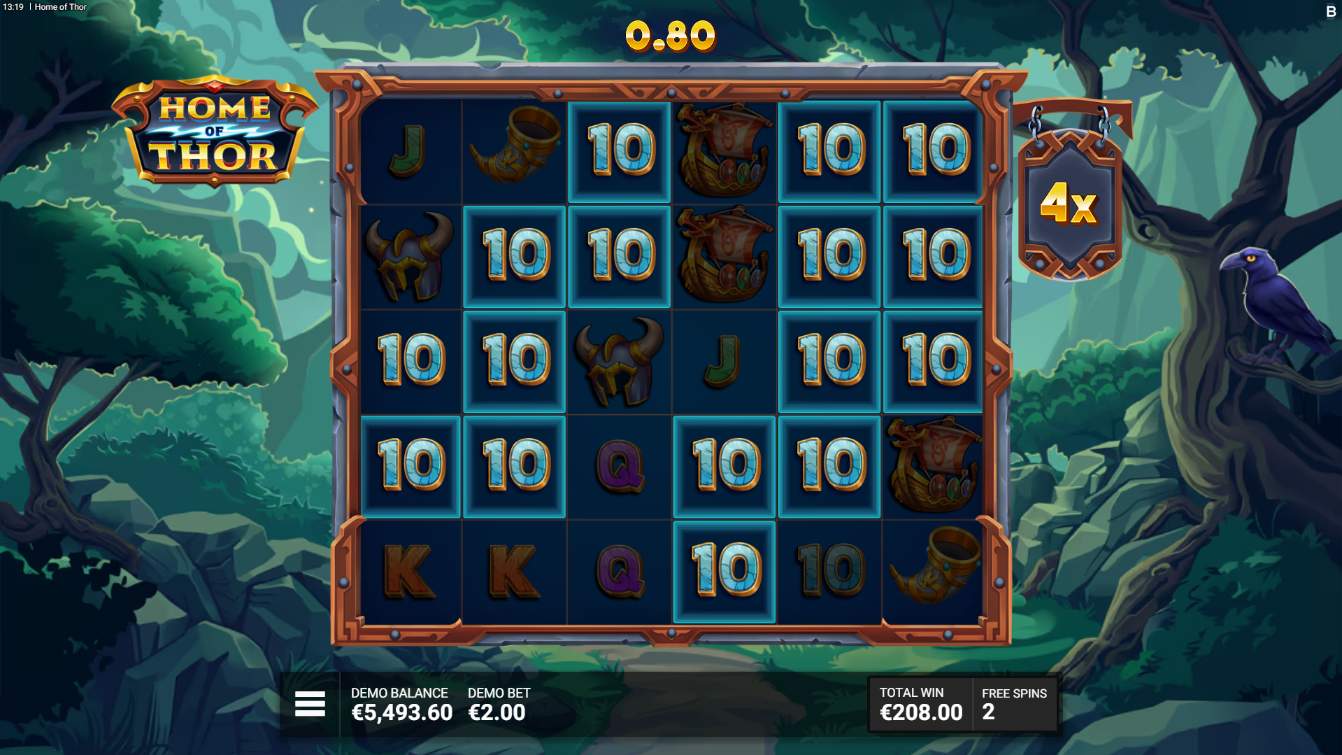 During Odin's Watch, the Global Multiplier becomes persistent throughout for bigger wins