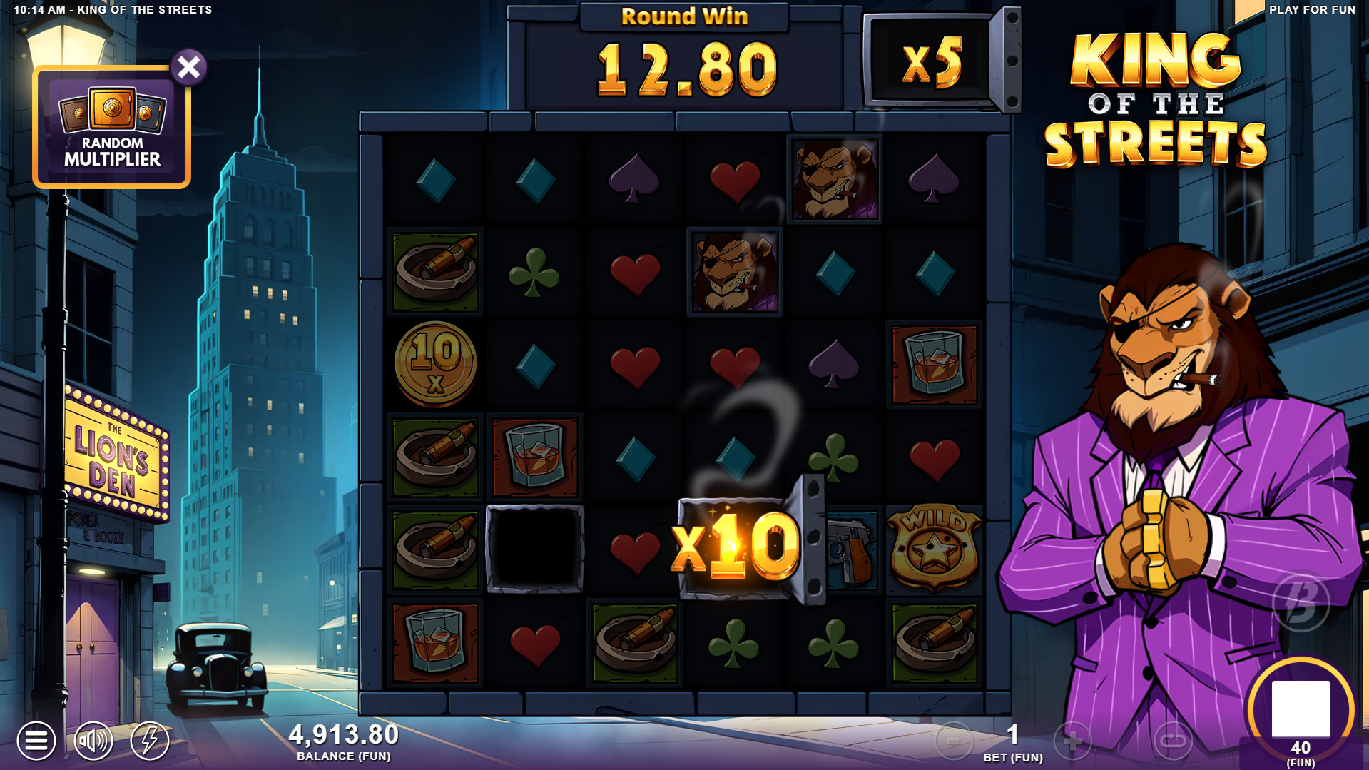 Land Multiplier Safe symbols during winning spins to reveal a multiplier up to x500