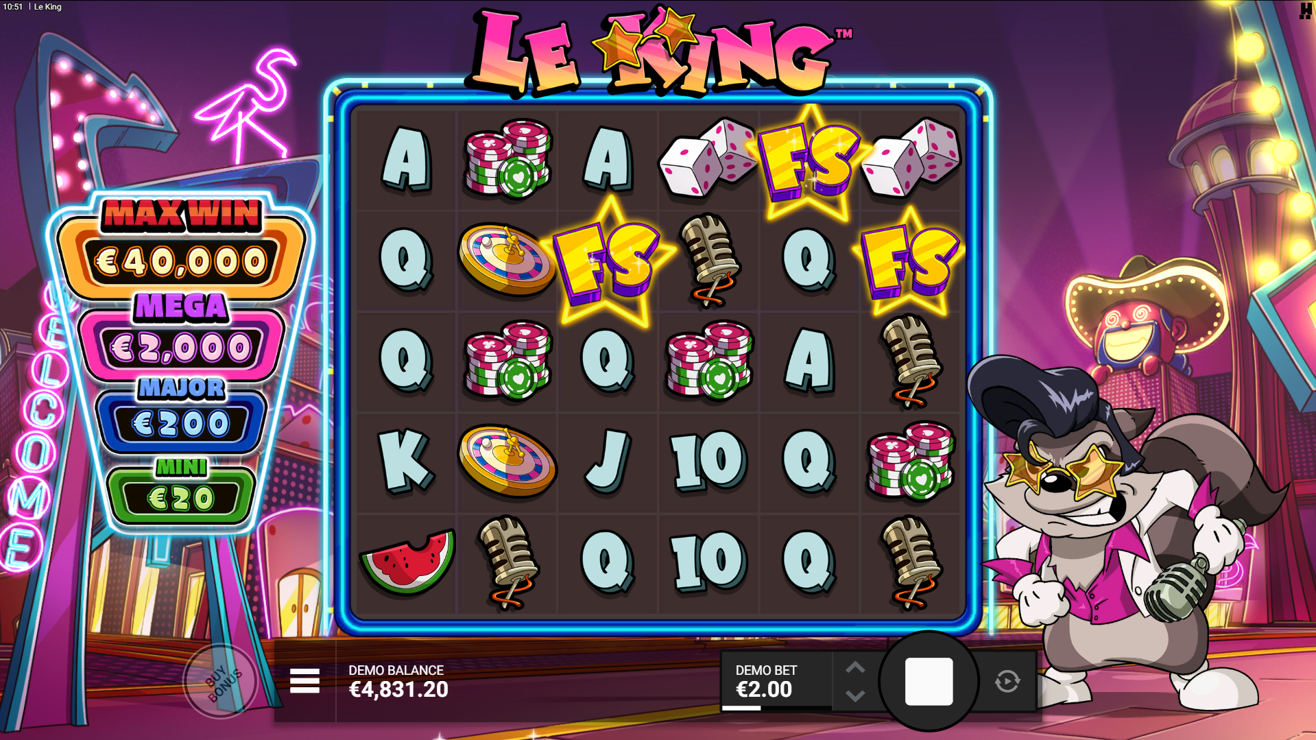 Land 3 or More Scatters to Trigger the Free Spins Bonus Rounds