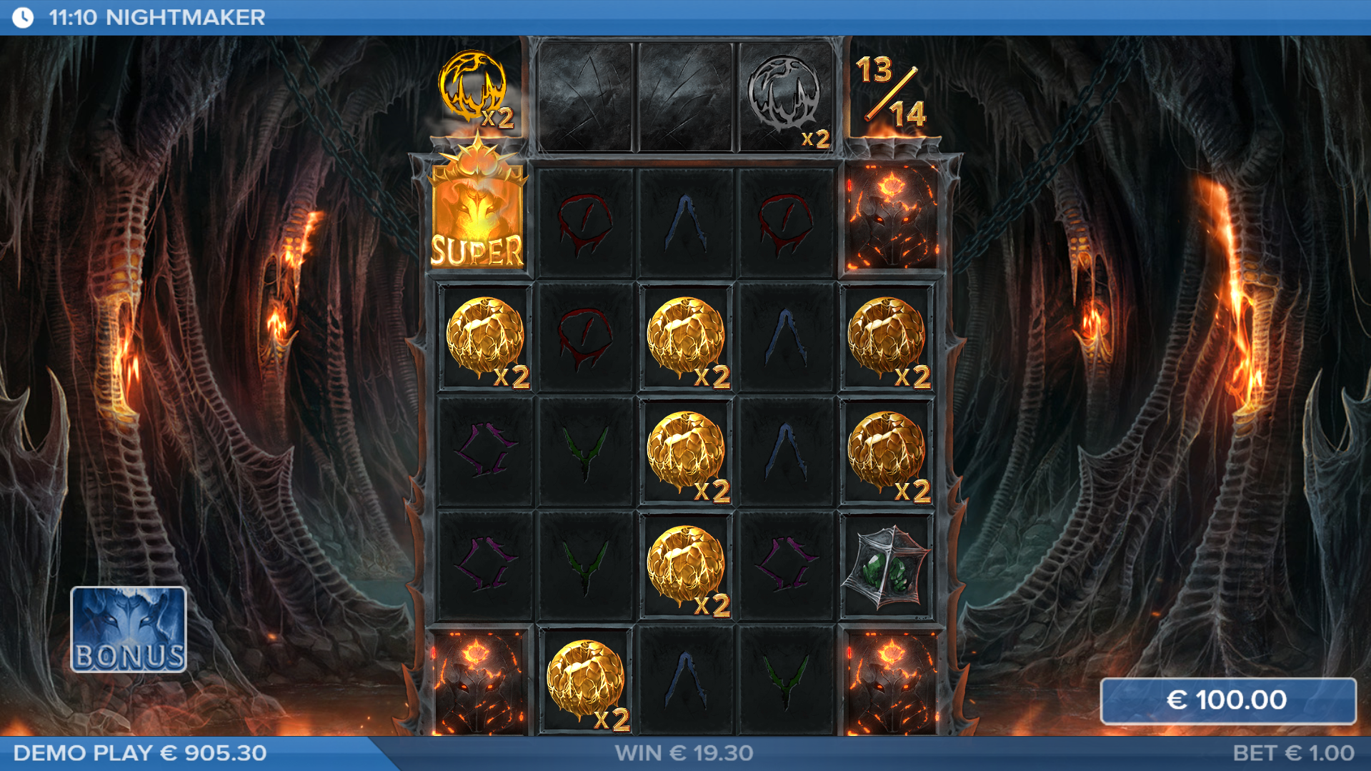 One selected symbol is chosen to enhance Free Spins with a persistent multiplier