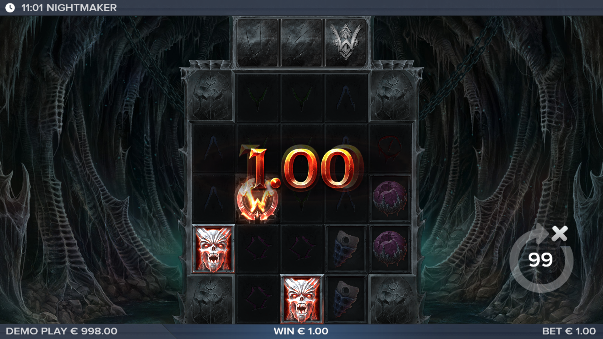 Nightmaker offers players up to 25,000 ways to win