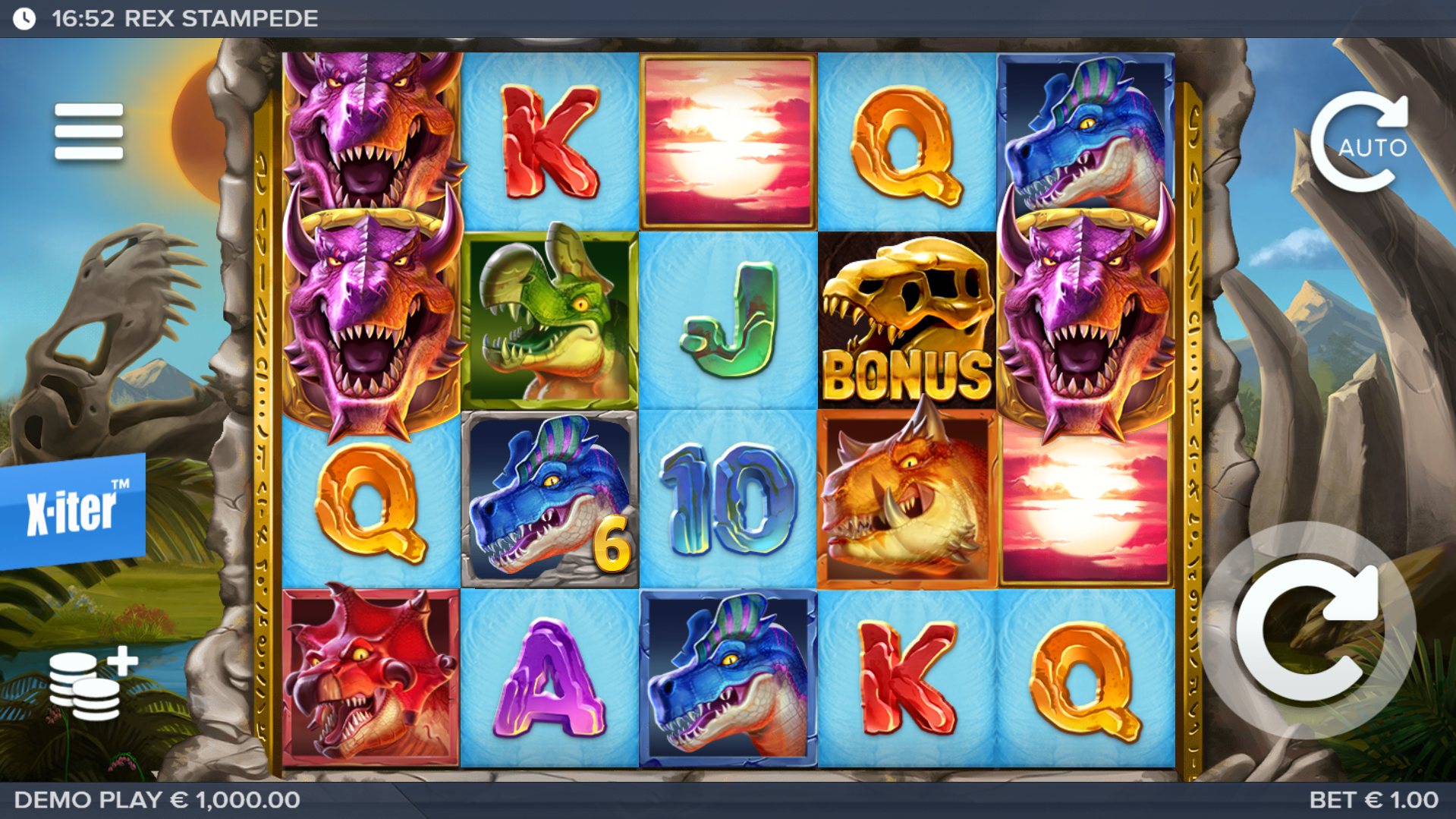 Rex Stampede Base Game Play