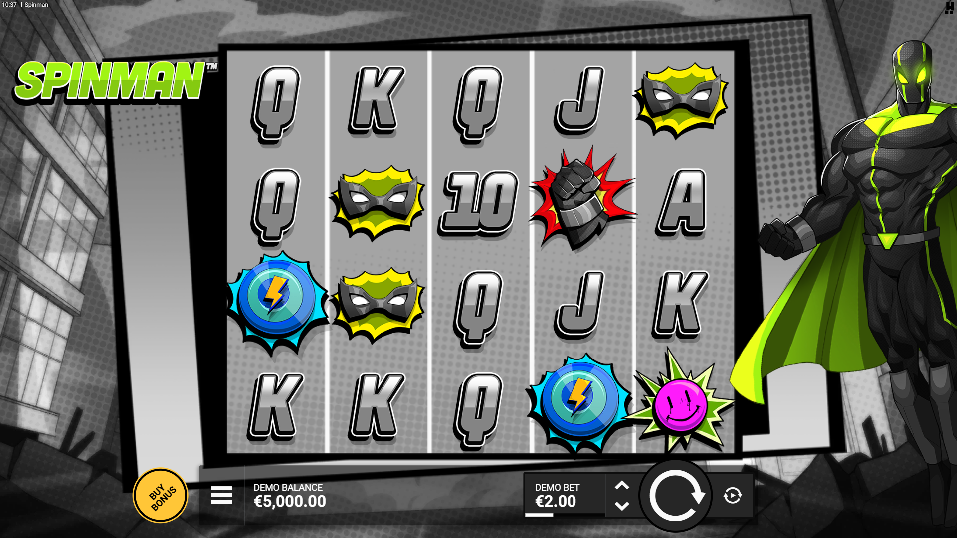 Spinman base game play