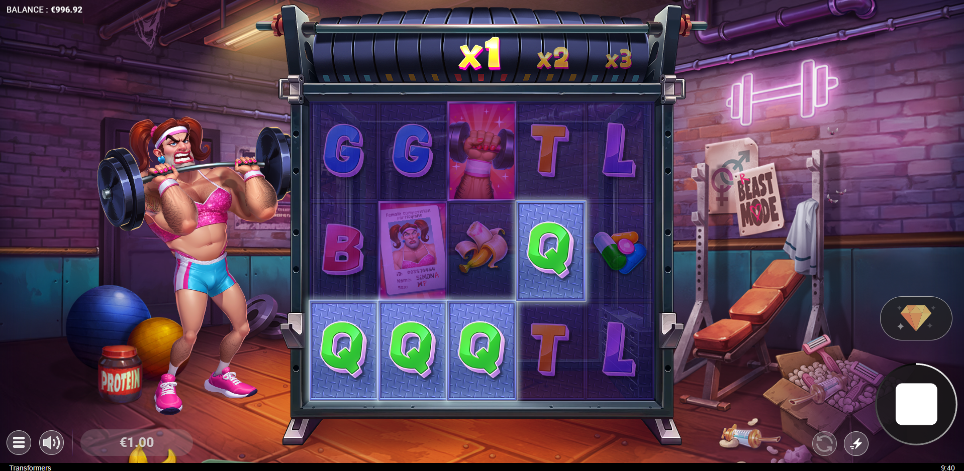 Transformers offers players 243 ways to win