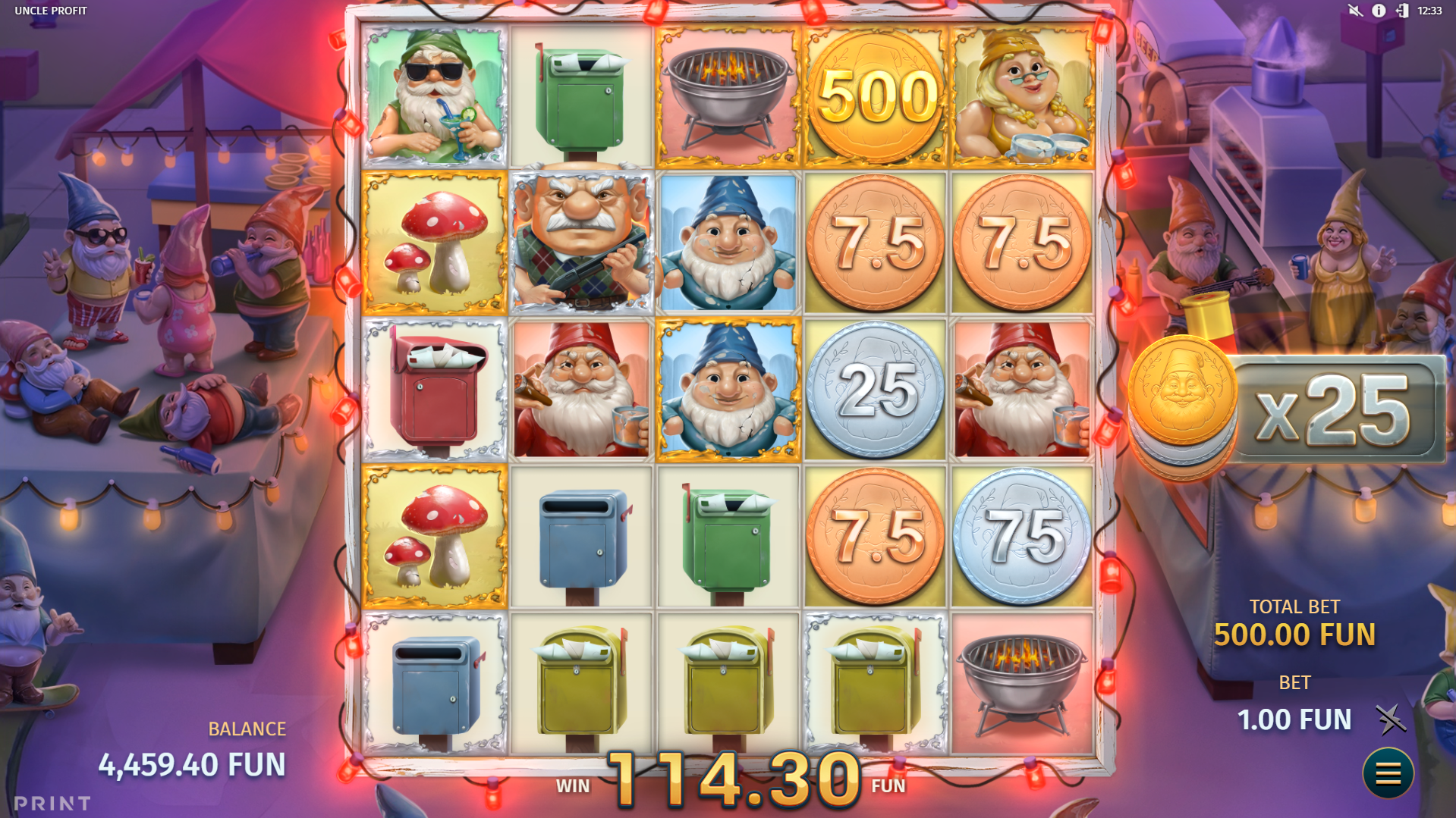 Uncle Profit free spins play
