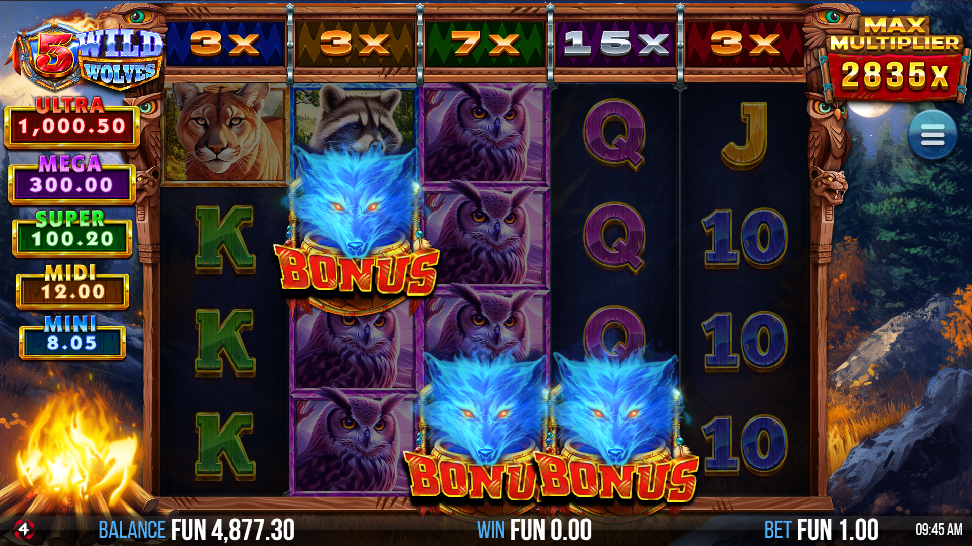 Landing 3 or More Scatters Triggers the Free Spins Bonus Round