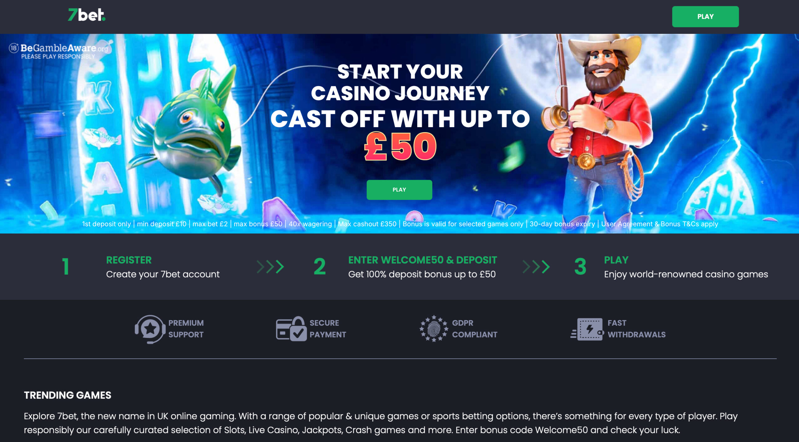 7bet Welcome Offer