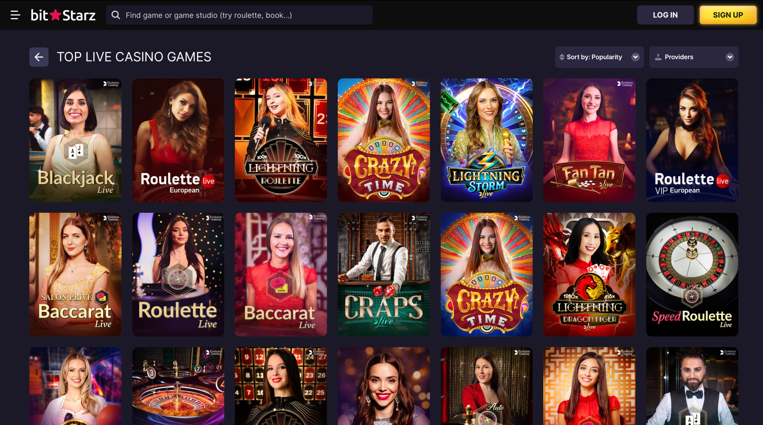 BitStarz Live Casino