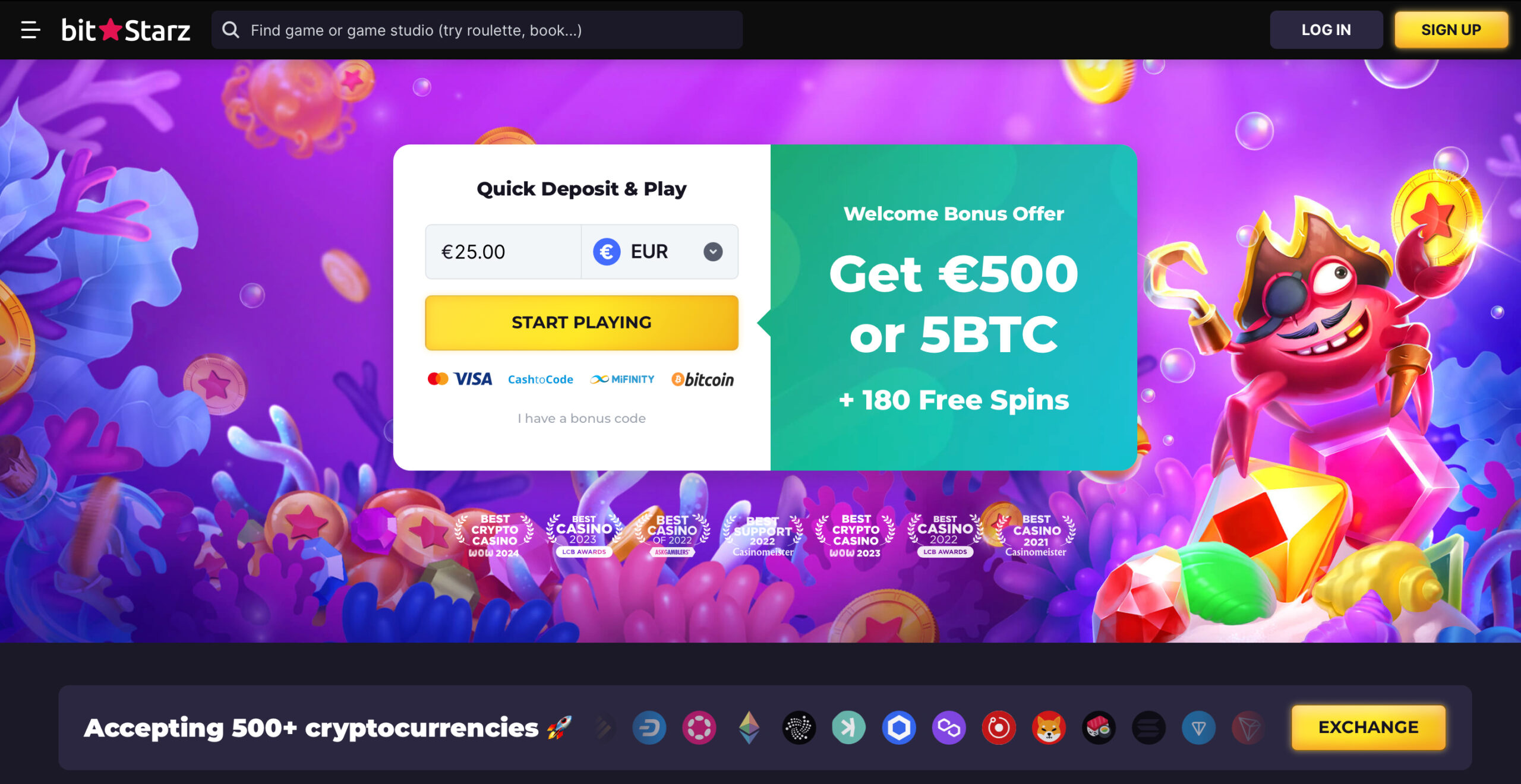 BitStarz Welcome Bonus
