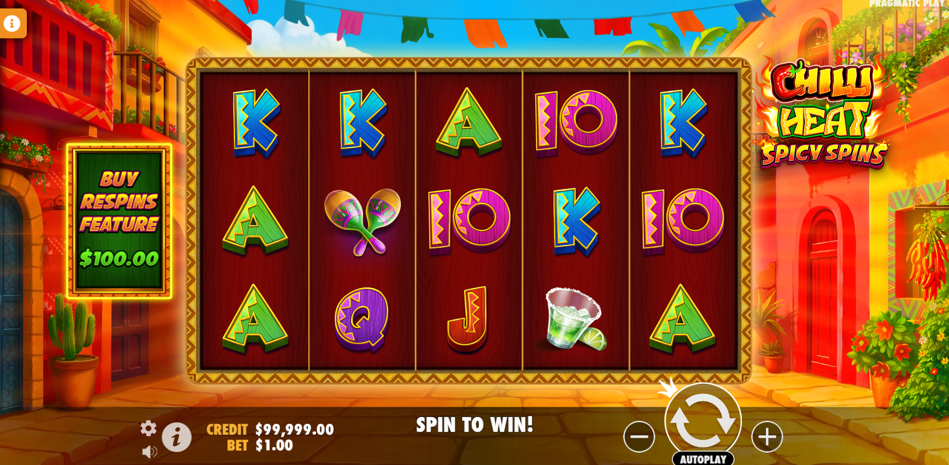 Chilli Heat Spicy Spins Base Game