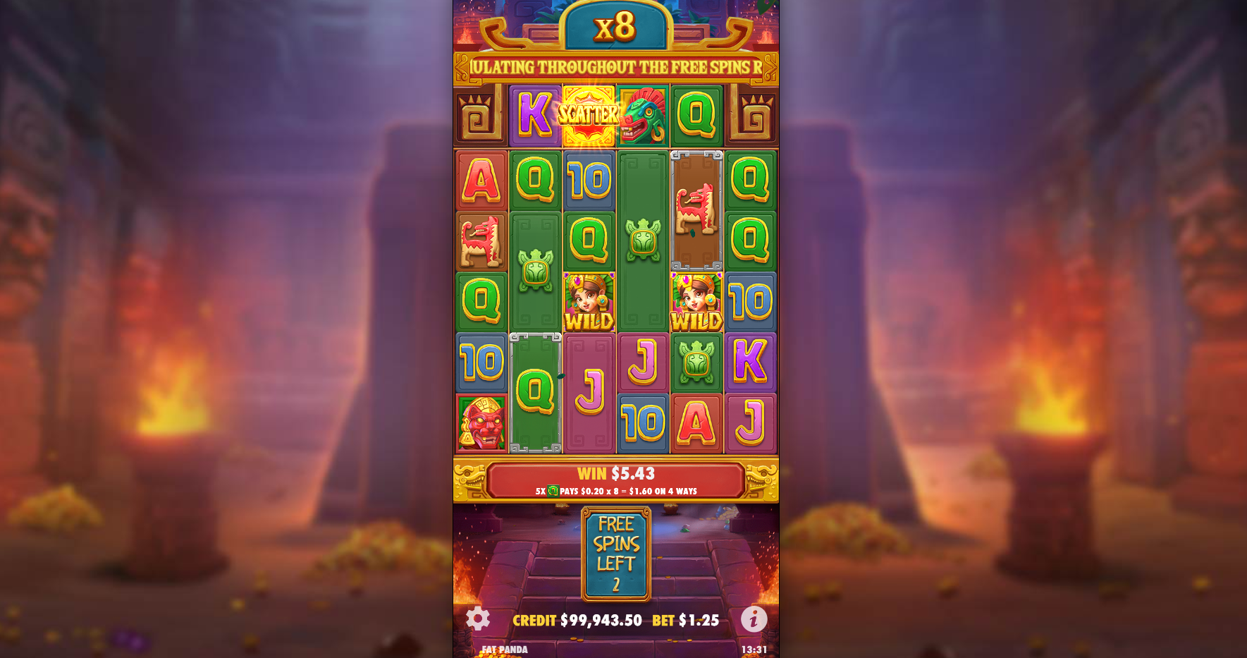 Fortune of Aztec Free Spins