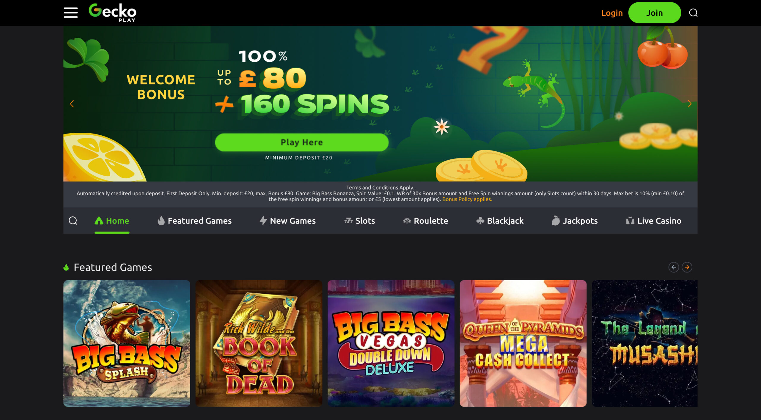 GeckoPlay Homepage