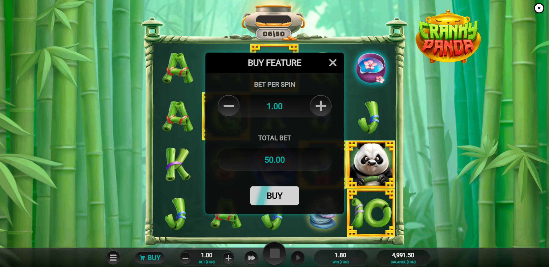 Non-UK Players Will Benefit From a Feature Buy For 50x Their Bet
