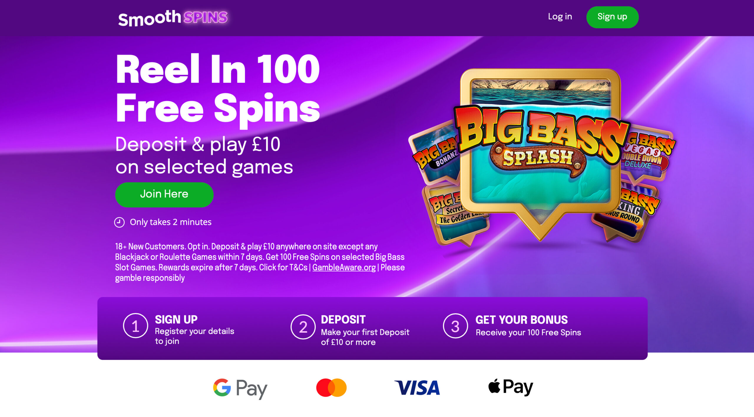 Smooth Spins Welcome Offer