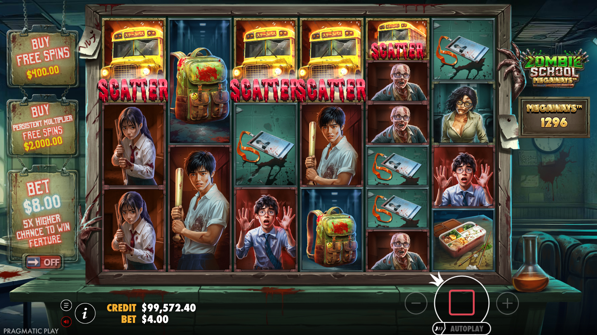 Land 4 or More Scatters to Trigger the Free Spins Bonus Round