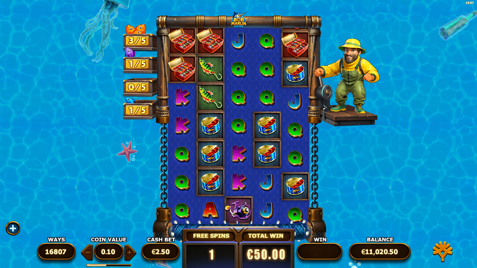 Bob Marlin Goes Deep Free Spins Play