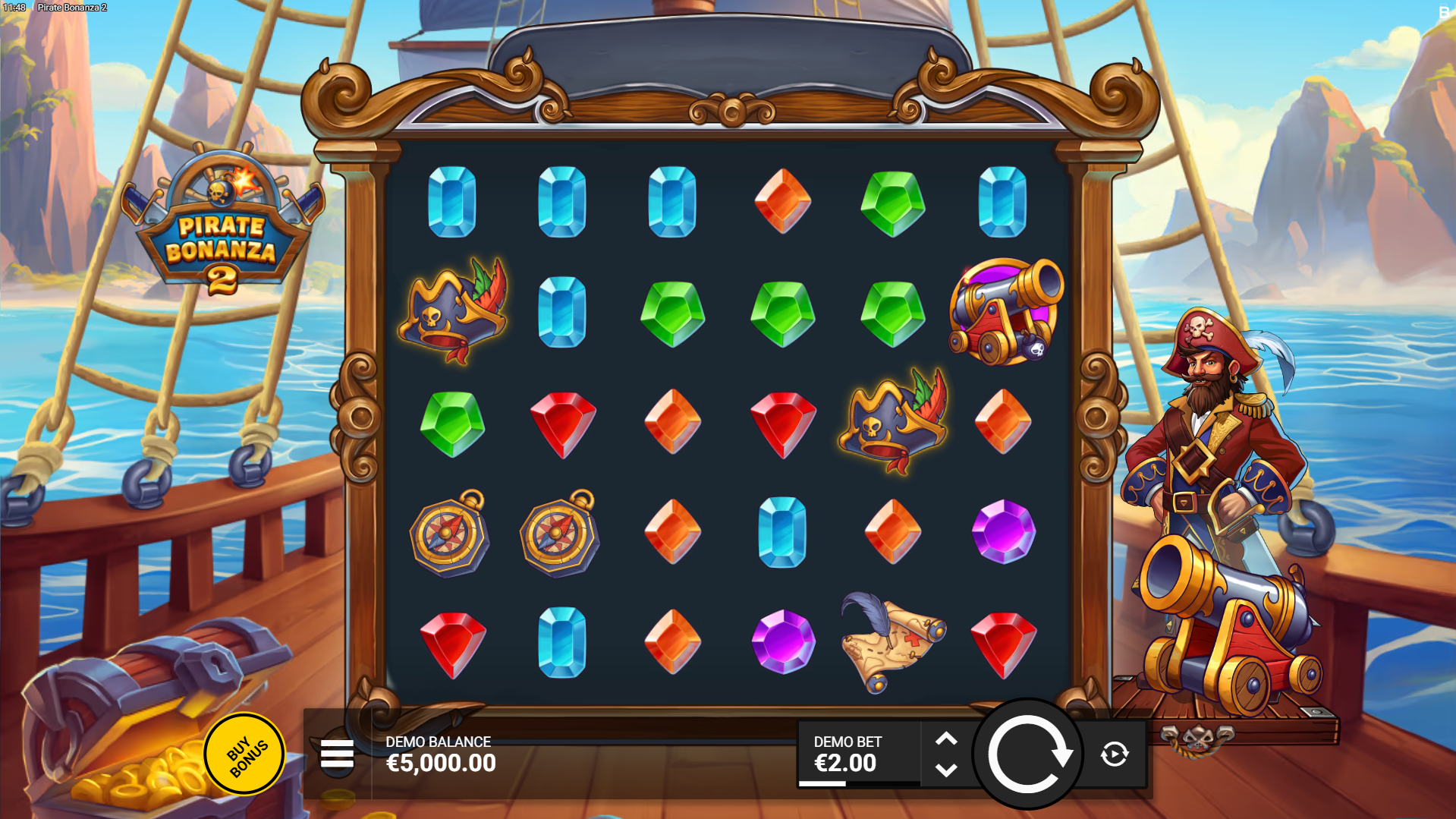 Pirate Bonanza 2 Base Game Play