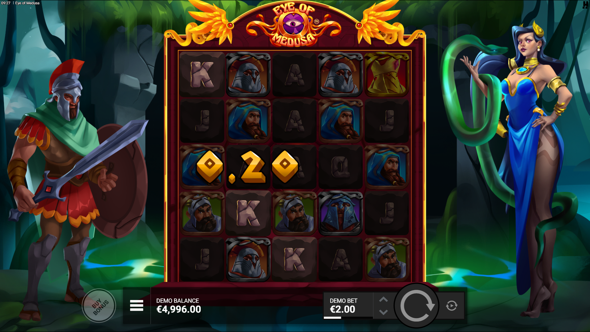 Eye of Medusa Offers Players 3,125 Ways to Win
