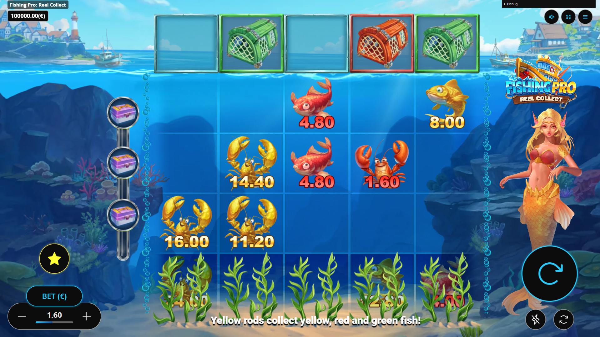 Fishing Pro Reel Collect Base Game Play