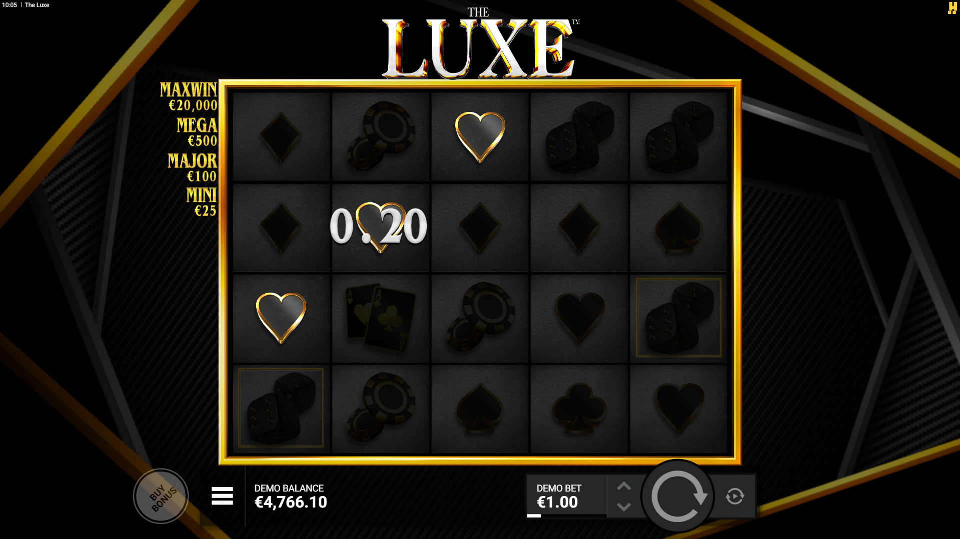 The Luxe Offers Players 14 Fixed Pay Lines