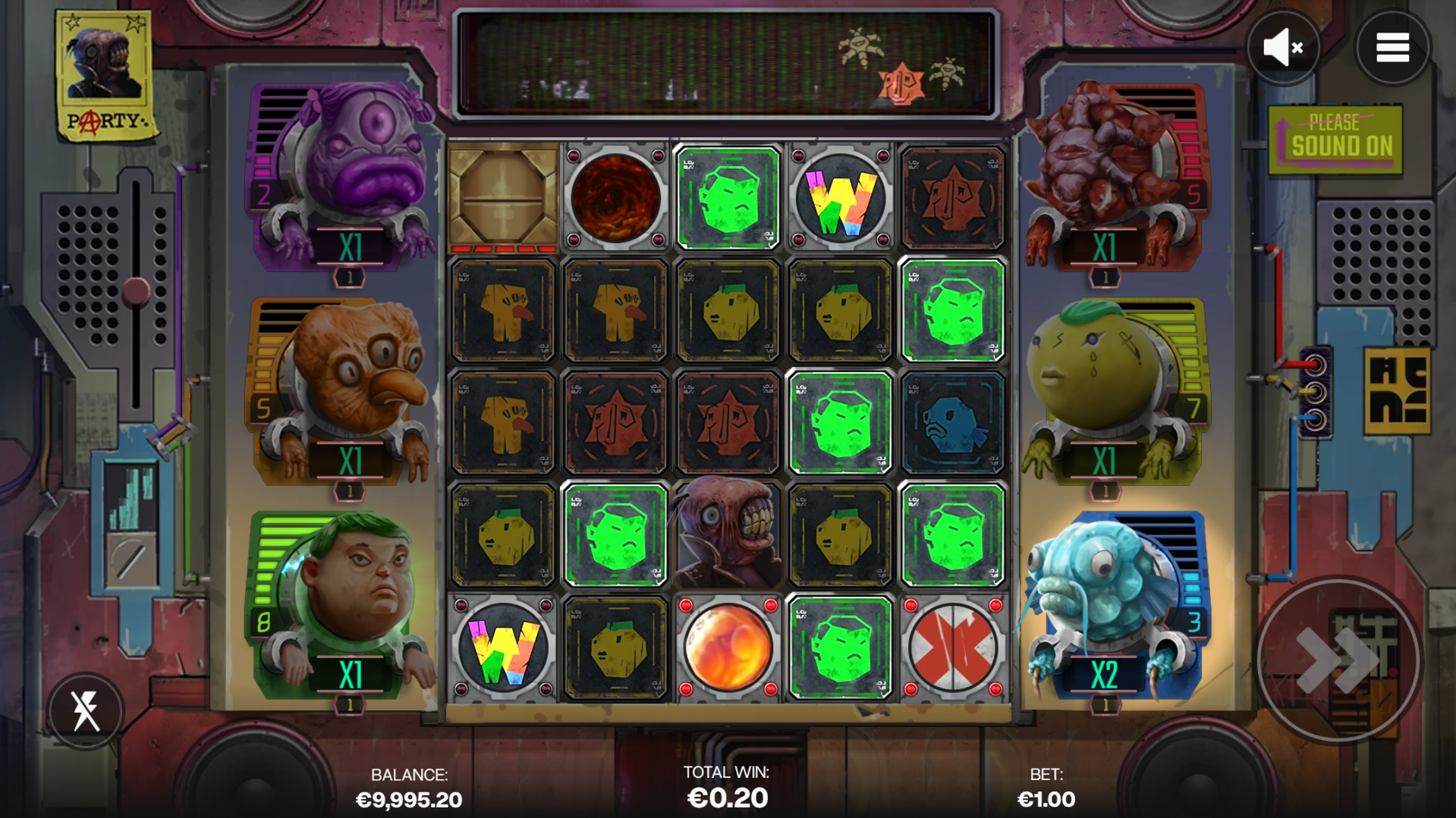 Land Airlock Trigger Symbols to Activate up to 4 Features