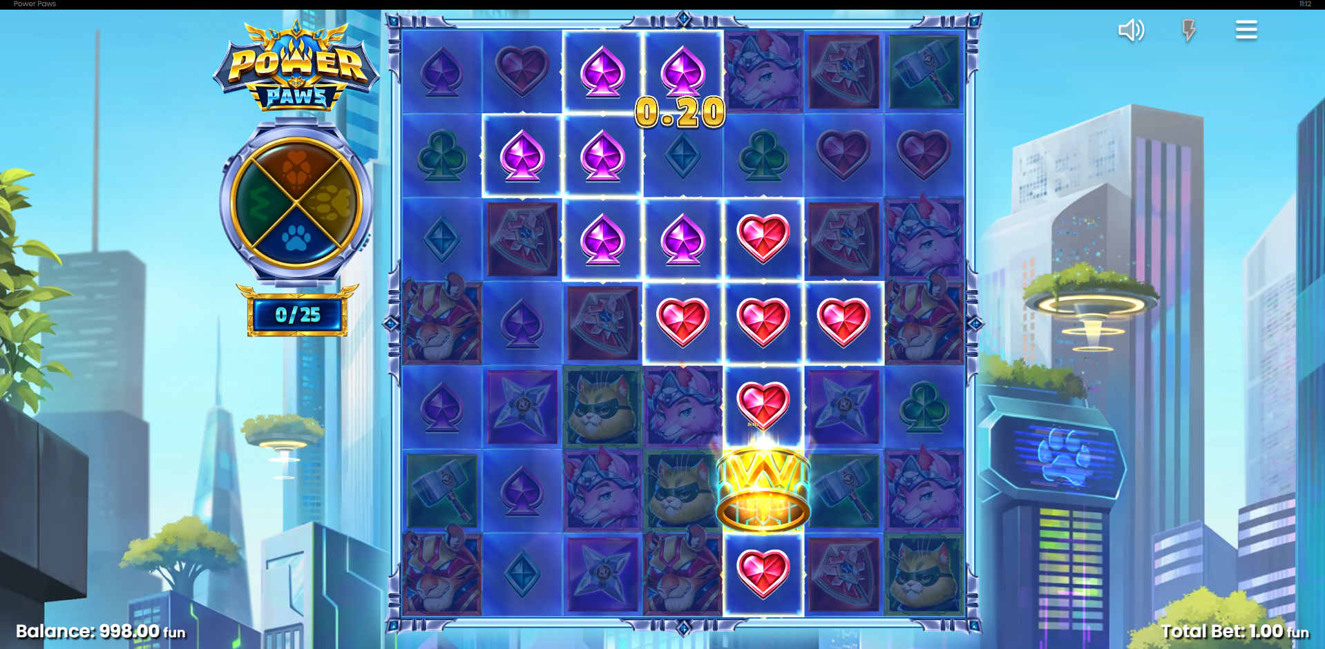 Form Clusters of 5 or More Matching Symbols to Win