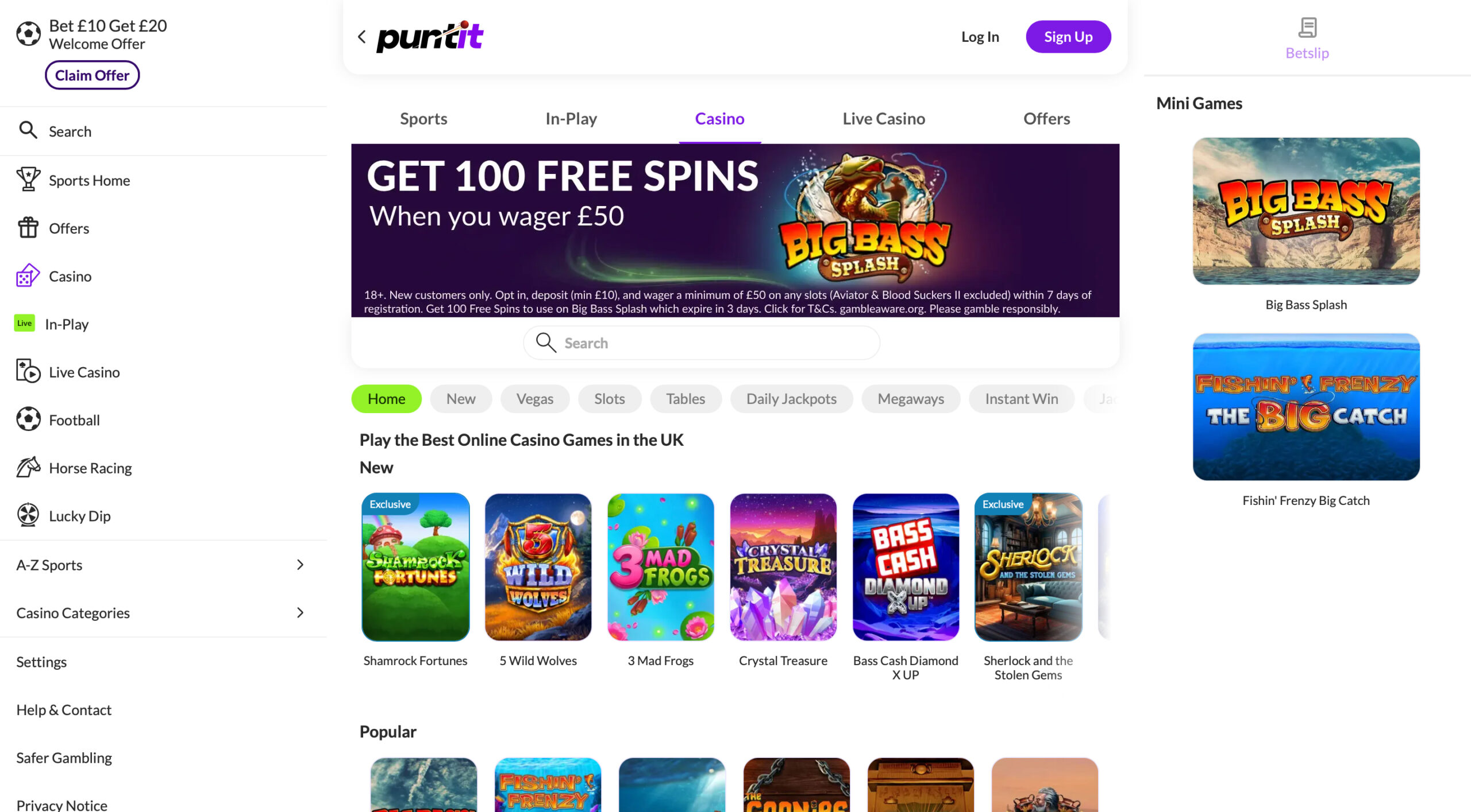 Puntit Homepage