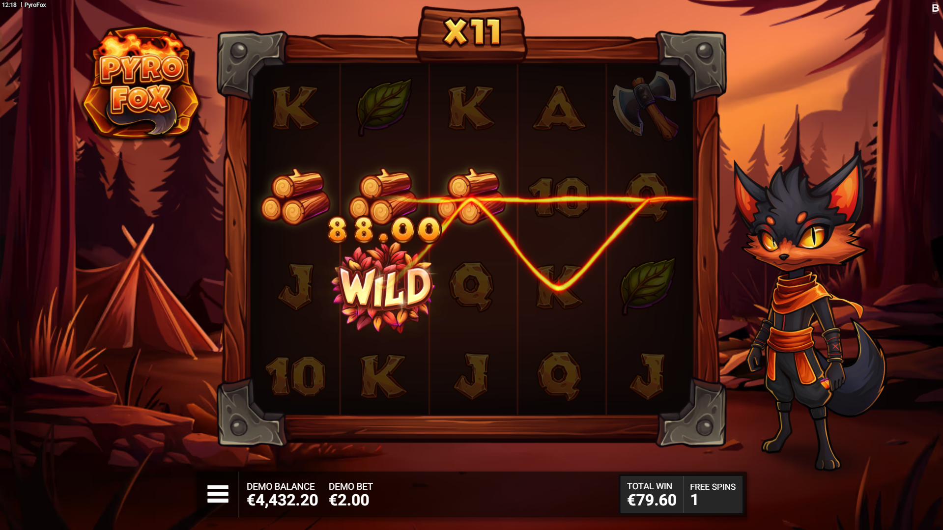 Trigger Blaze Of Glory for a Persistent Global Multiplier and Sticky Wild Symbols