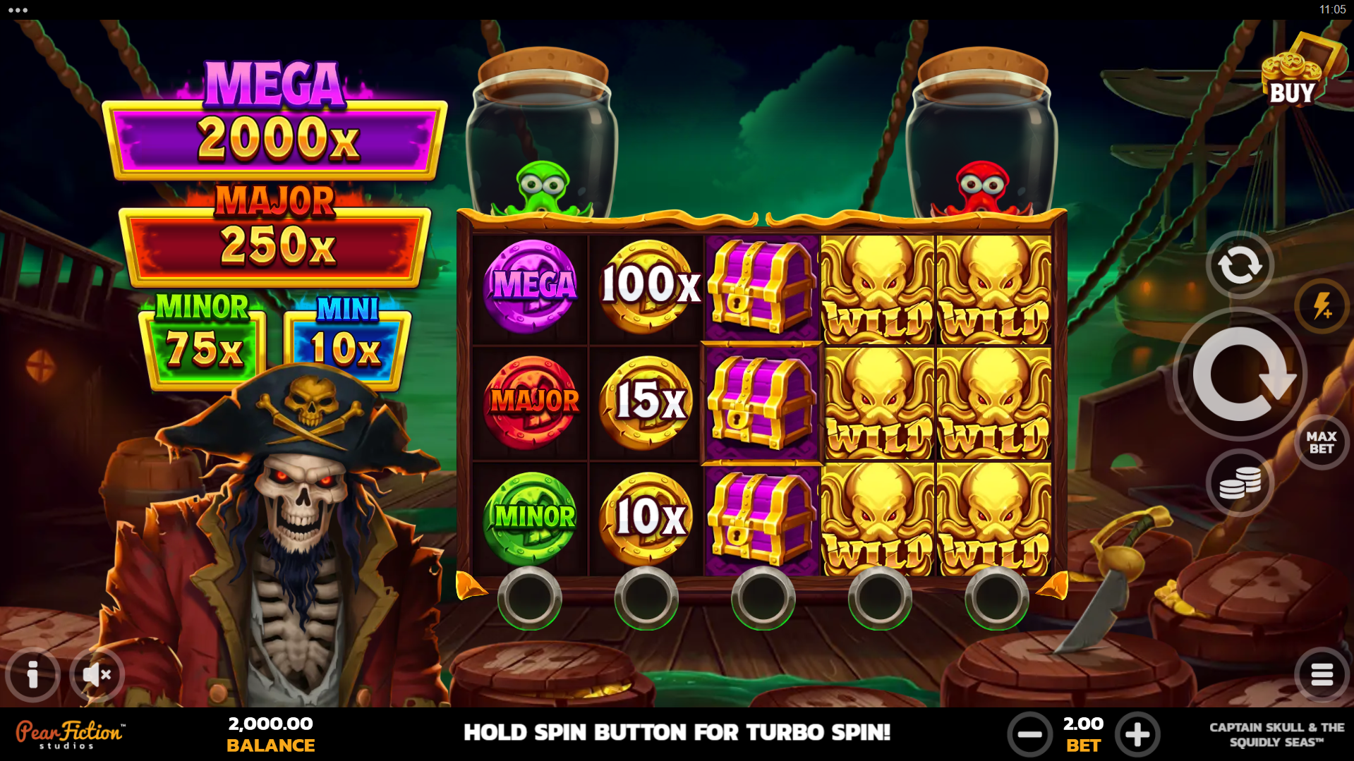 Captain Skull & the Squidly Seas Base Game Play