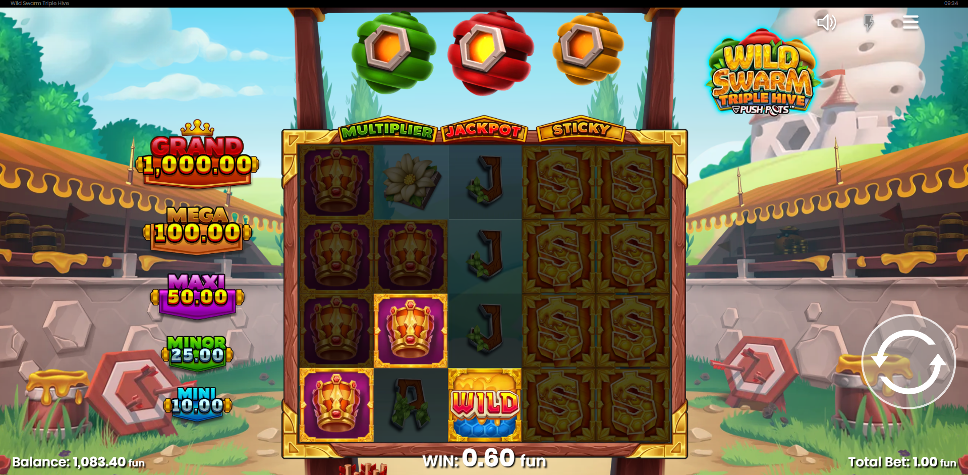 Wild Swarm Triple Hive Offers Players 20 Fixed Paylines