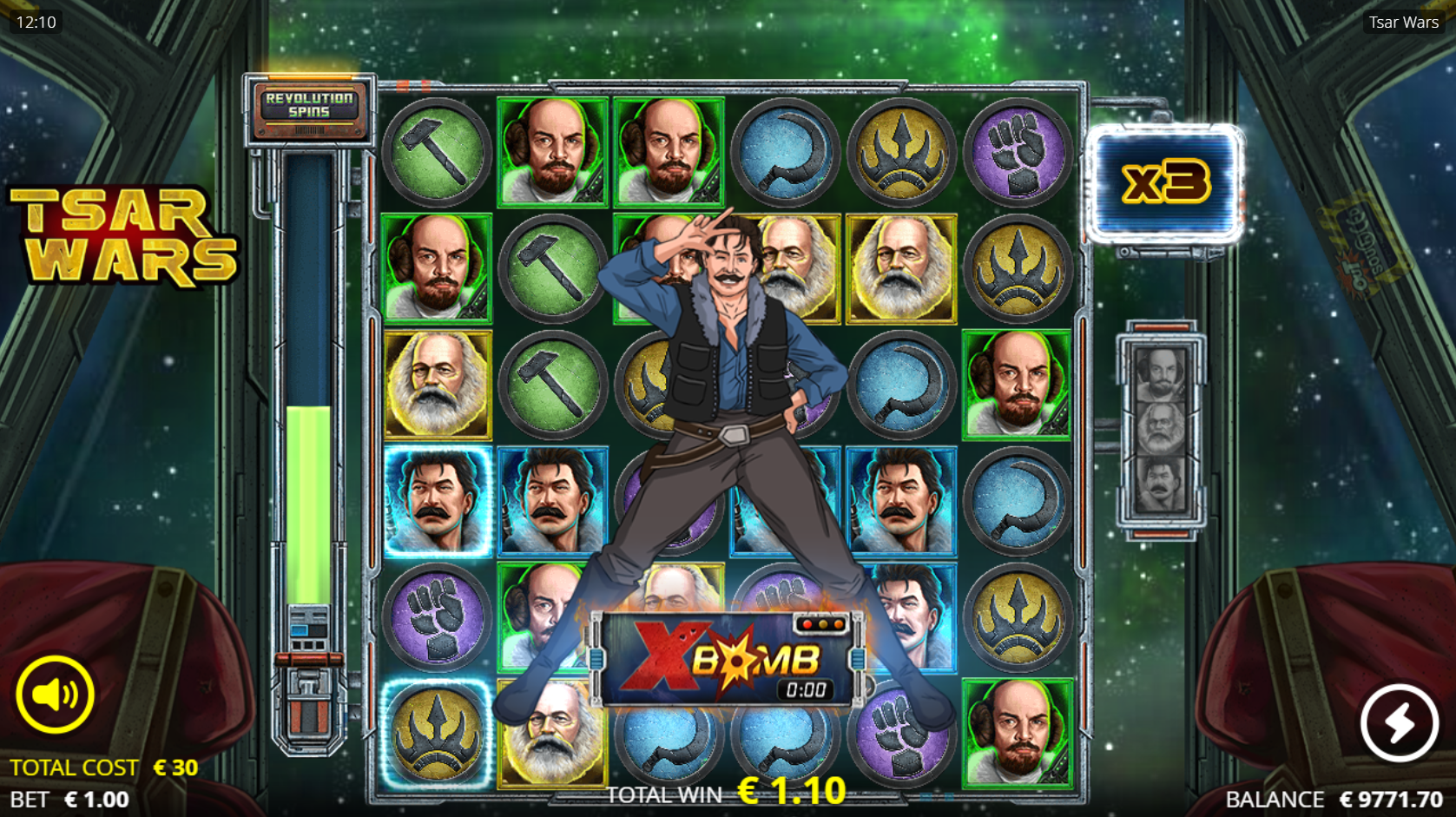 Fill the Destruction Meter to Trigger 1 Destruction Spin Which sees all Characters Activating Thier Feature