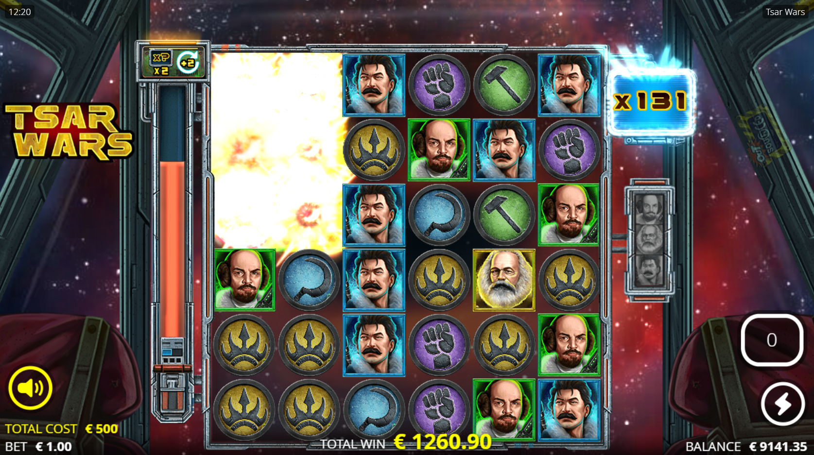 Tsar Wars "Tsar Side" Free Spins Play