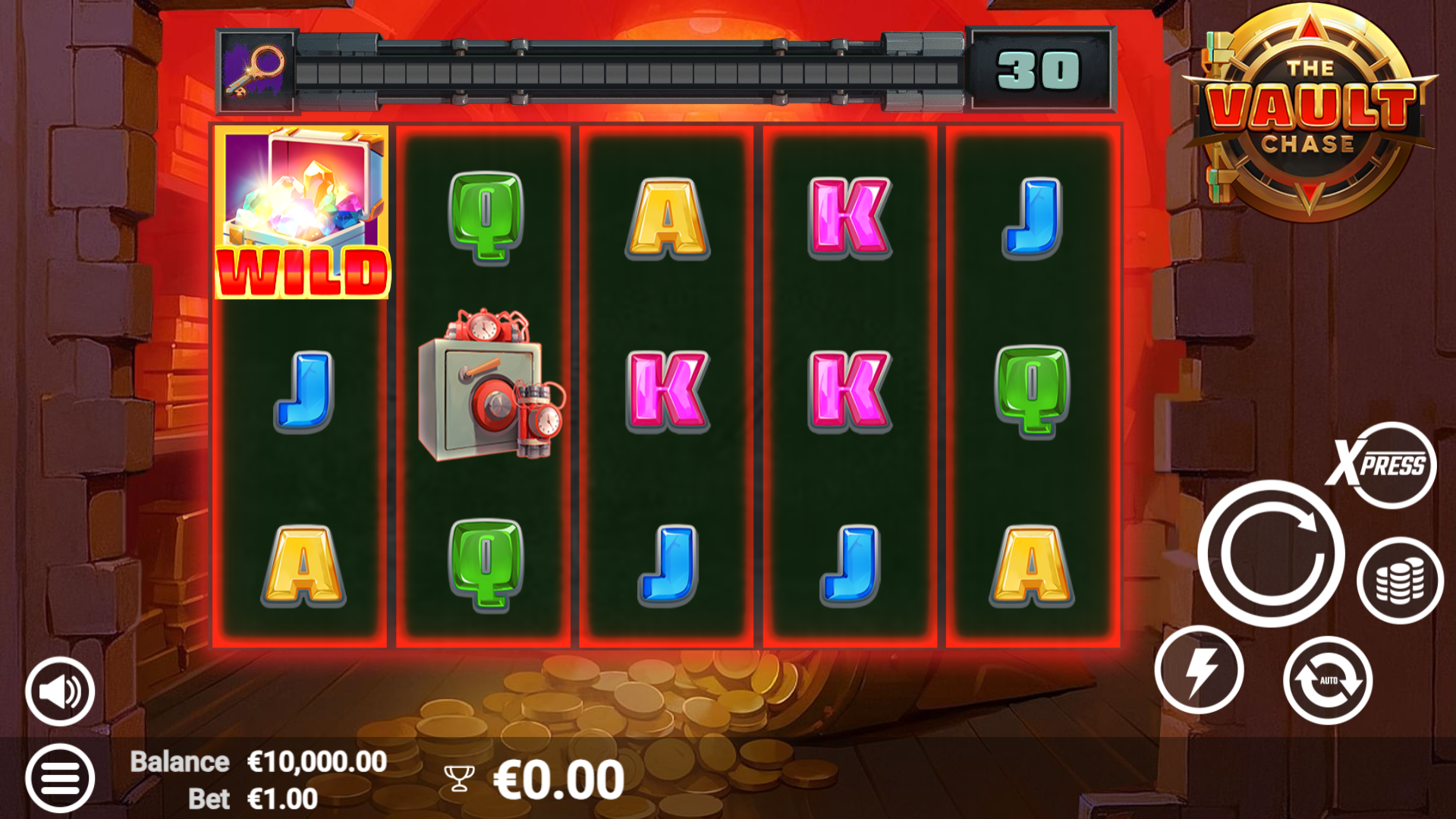 The Vault Chase Base Game Play