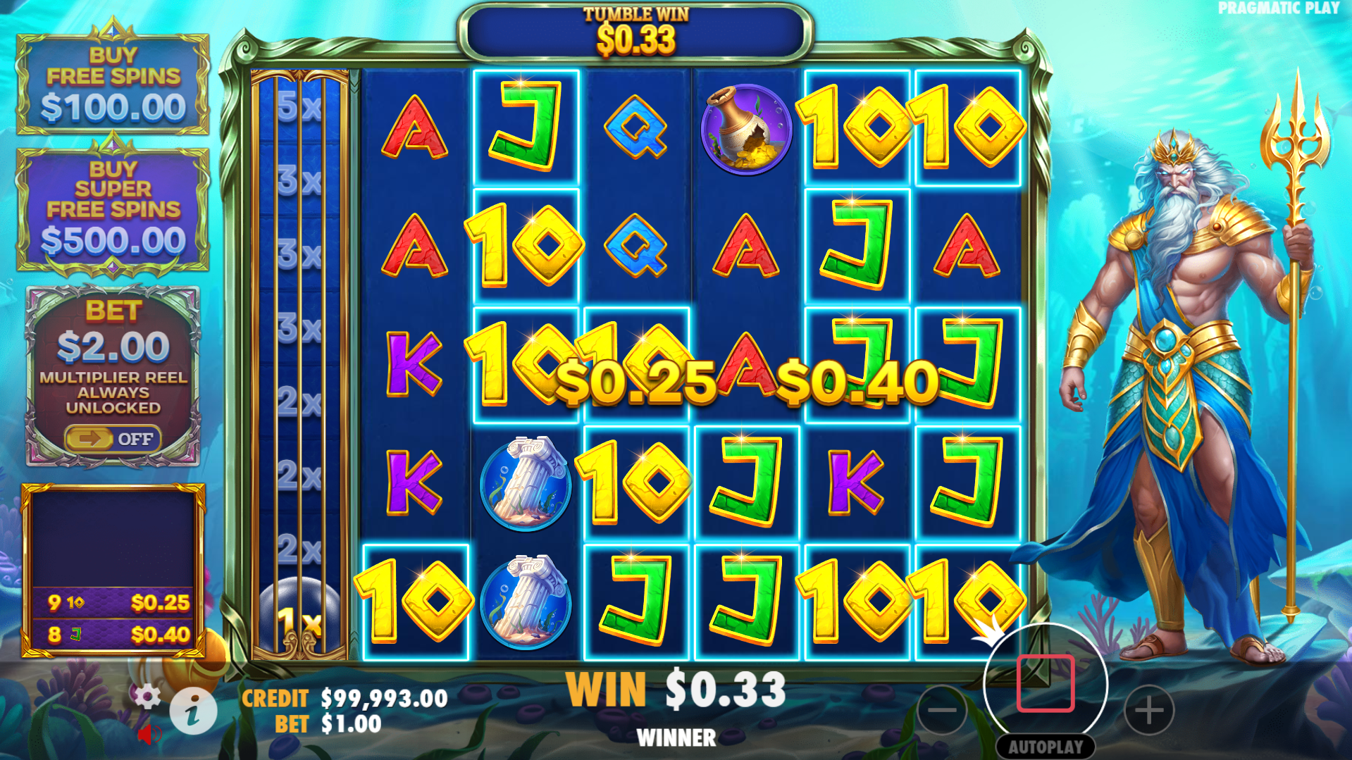 Form Scatters of 8 or More Matching Symbols to Win