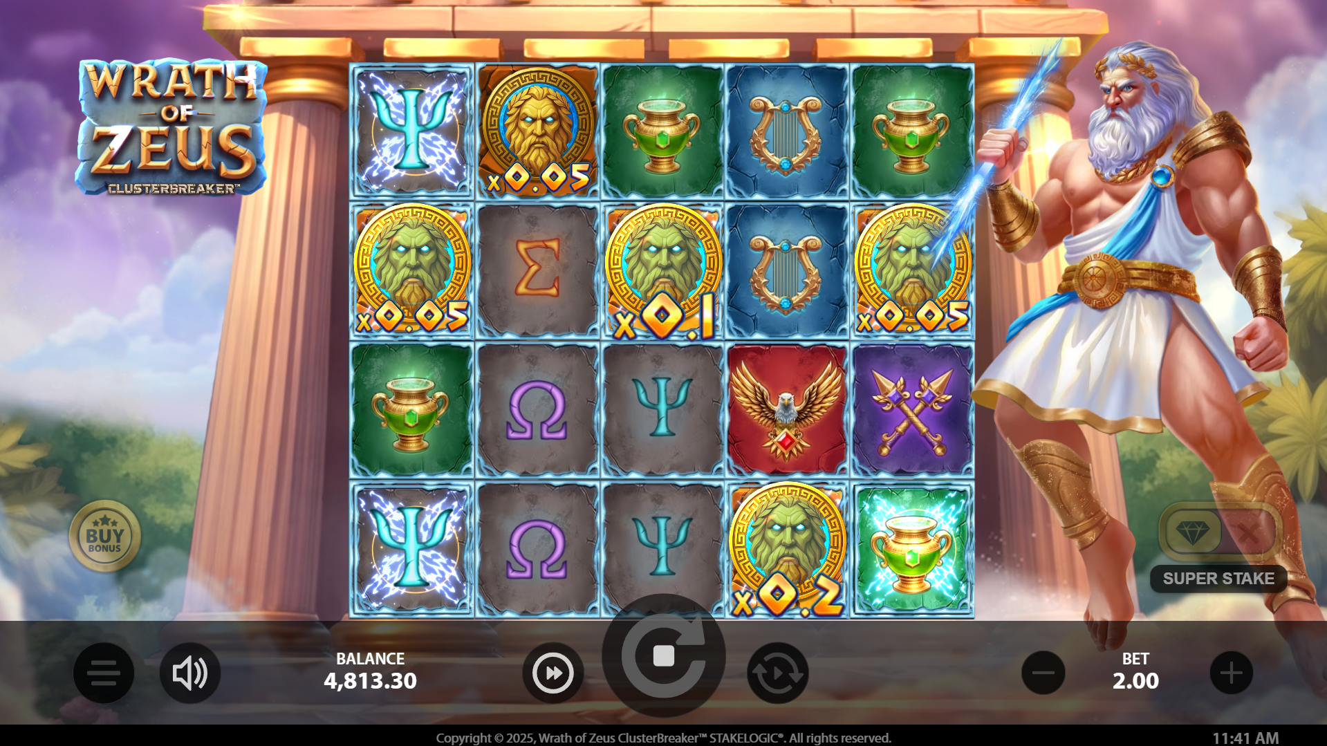 Land 5 or More Coin Symbols to Trigger the Hold 'N' Win Bonus