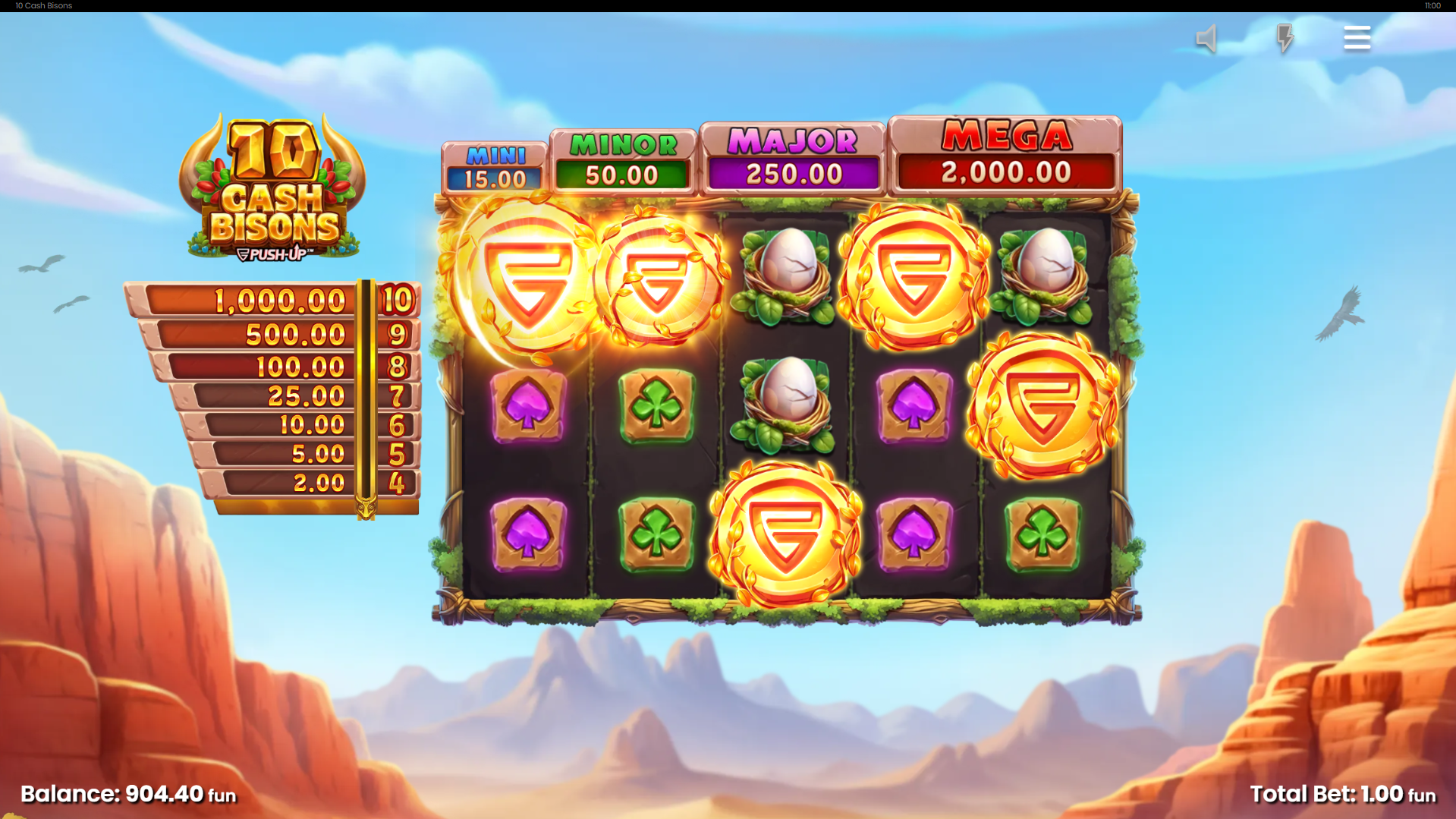 Land 3 or More Scatter Symbols to Trigger the Free Spins Bonus Round