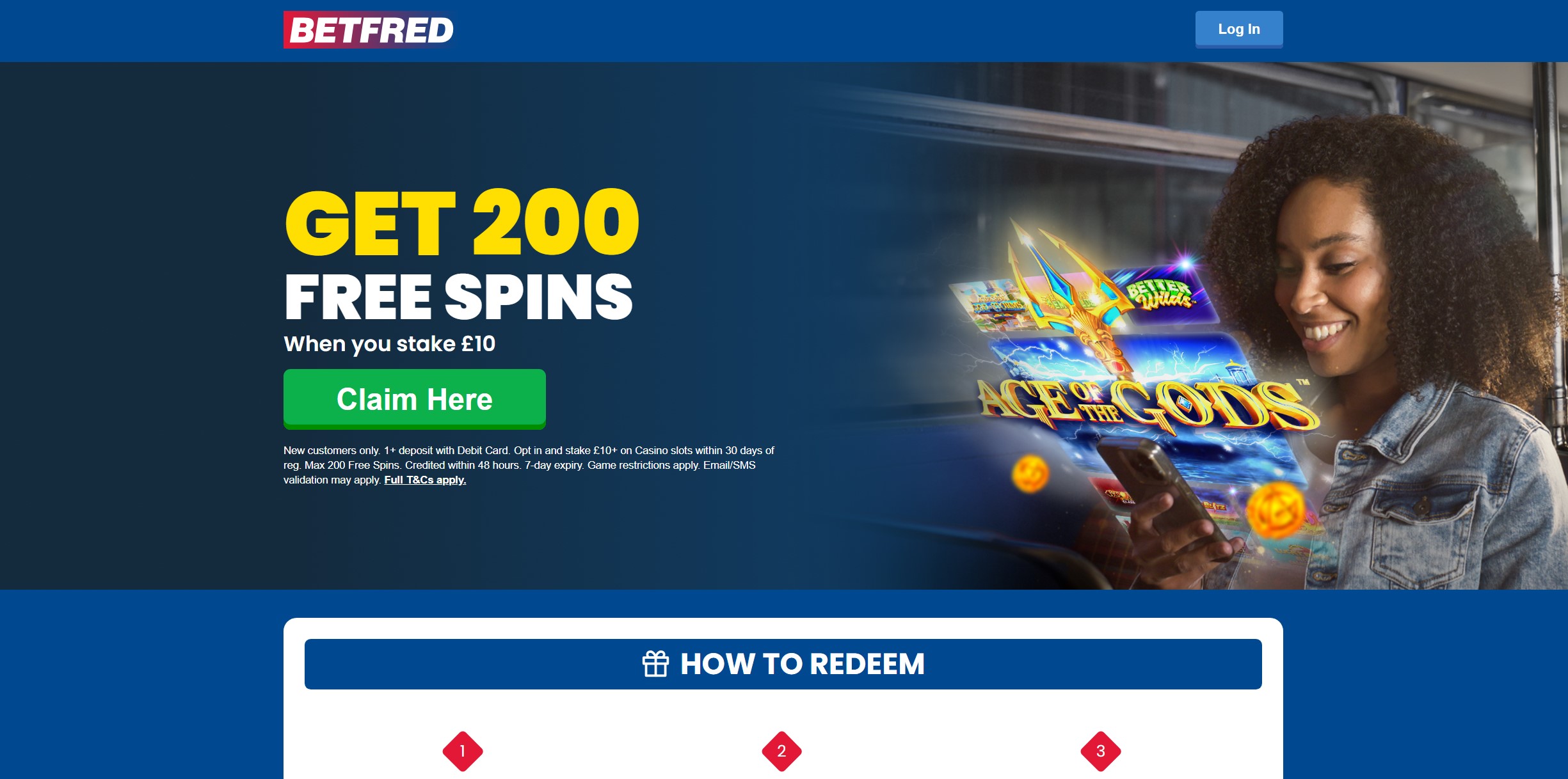 Betfred Welcome Bonus