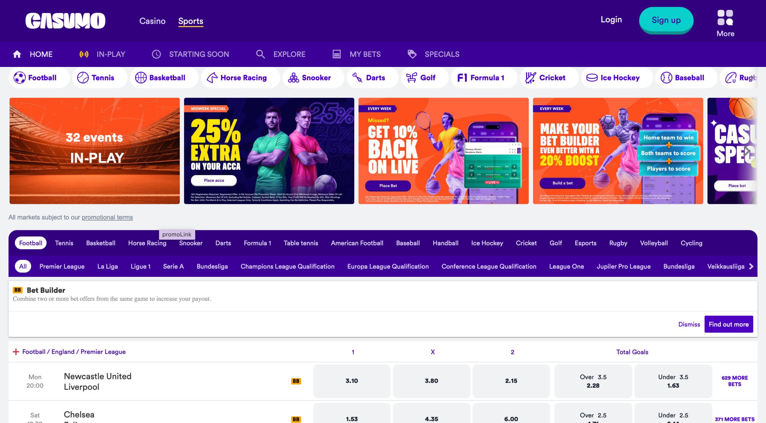 Casumo Sportsbook