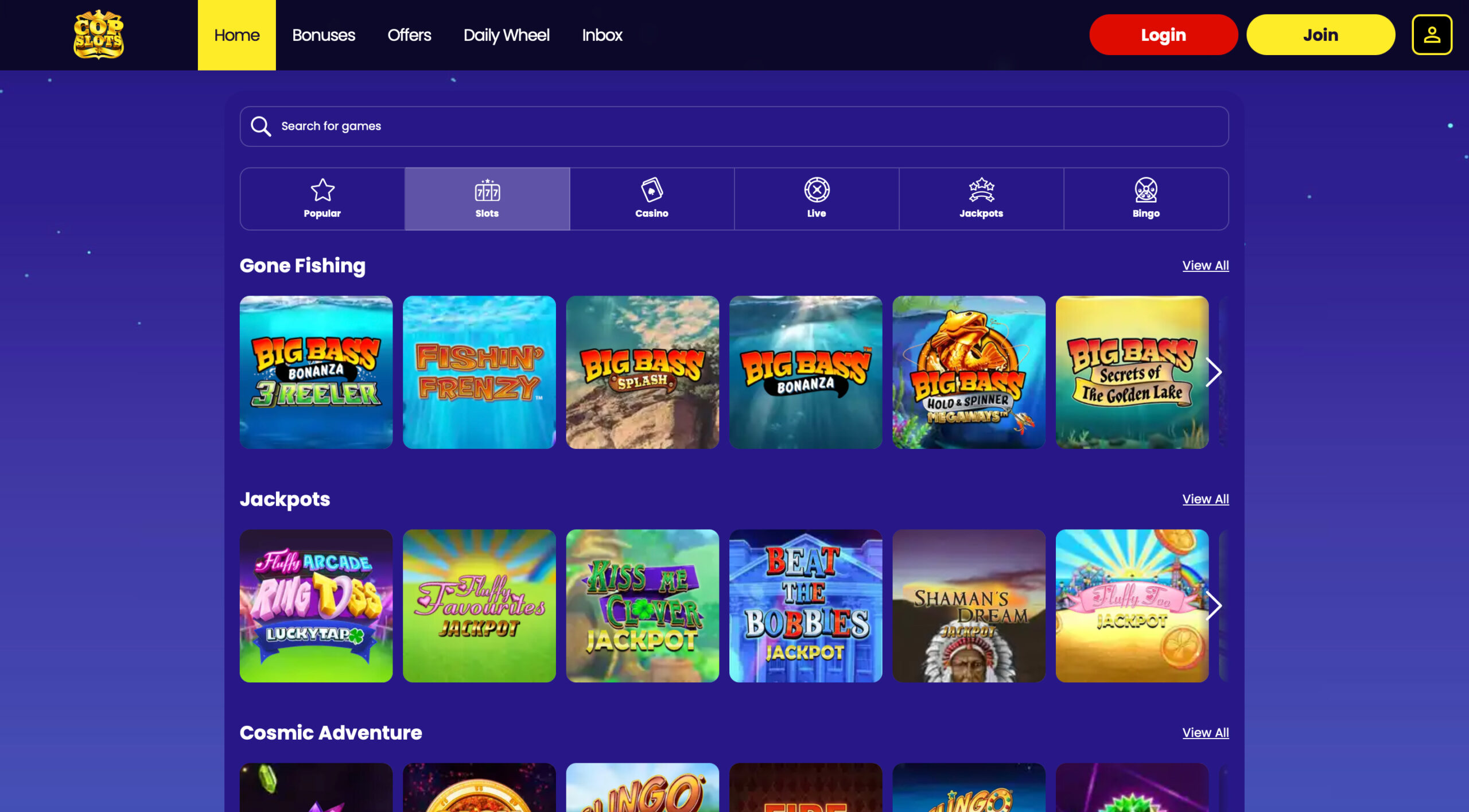 Cop Slots Slot Selection