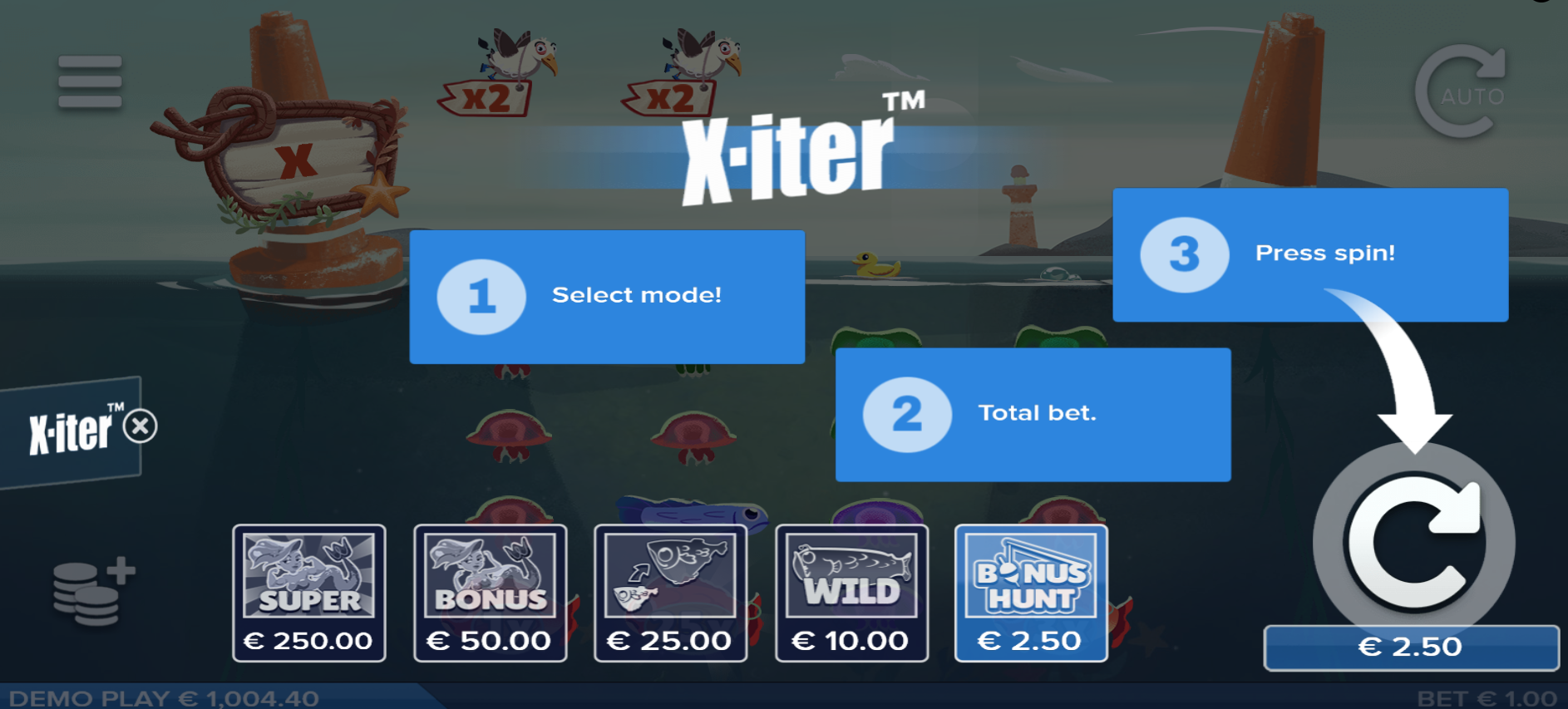 Fish and Bird Feature Buy Options