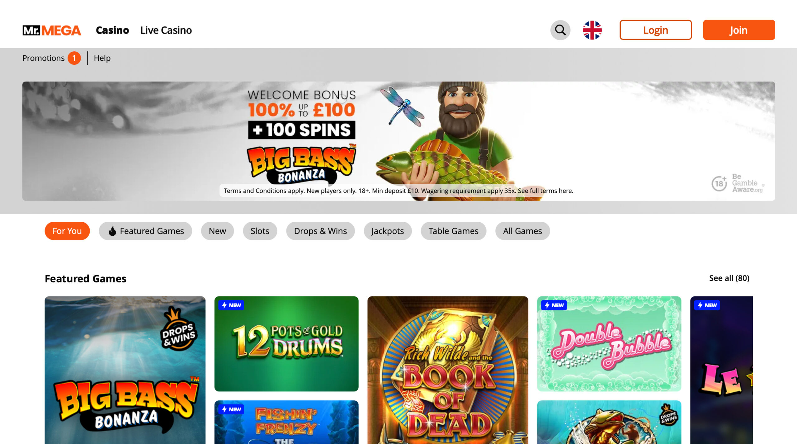 Mr Mega Homepage
