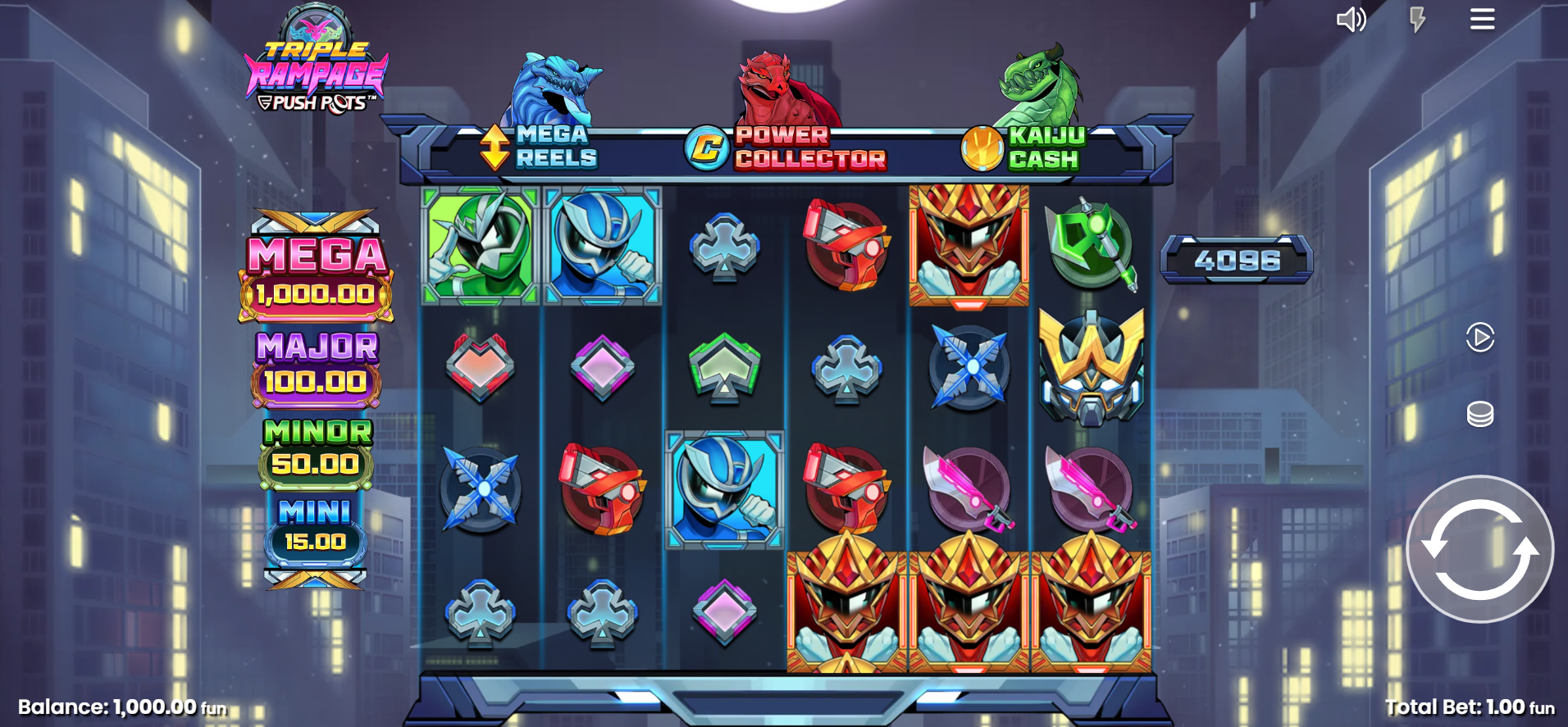 Triple Rampage Base Game