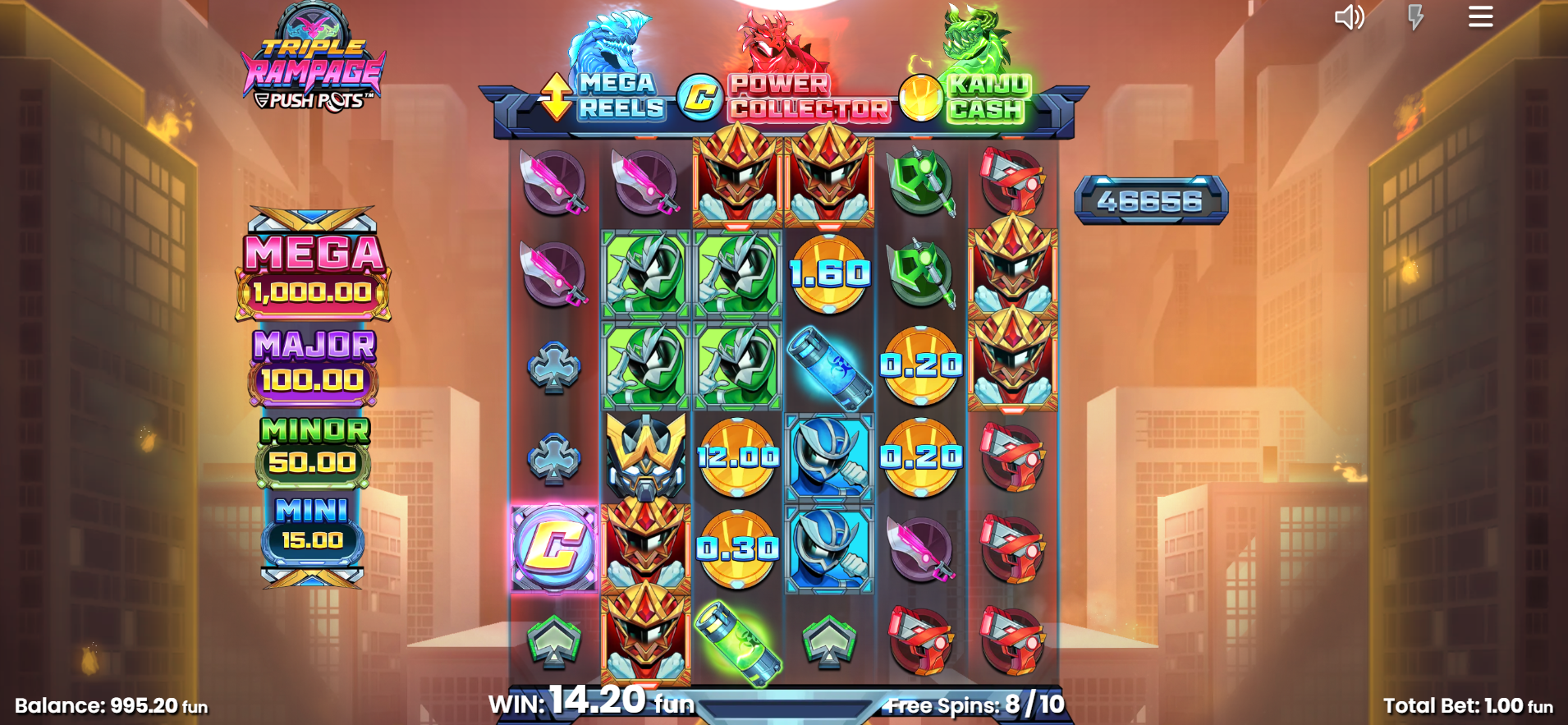 Triple Rampage Max Mayhem Free Spins