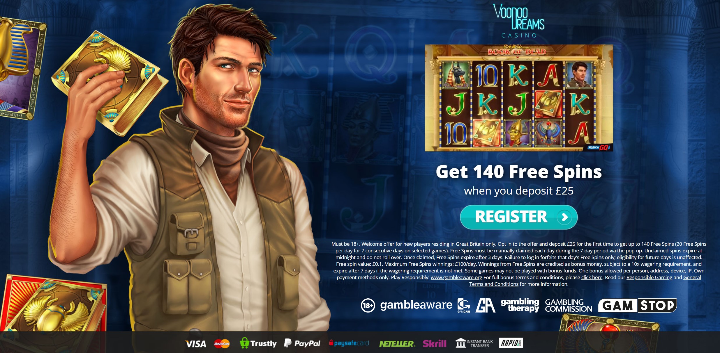 VooDooDreams Welcome Bonus