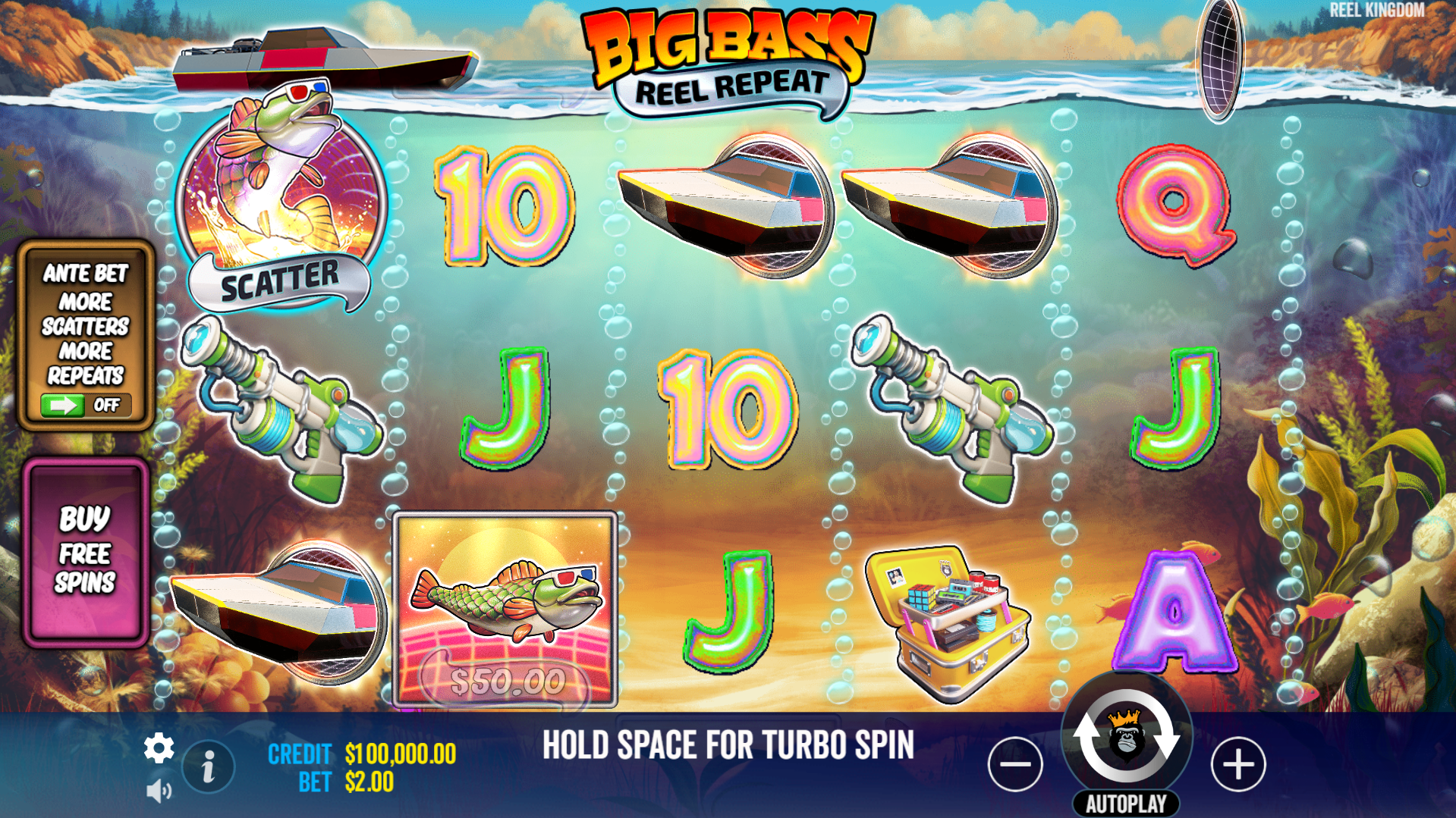 Big Bass Reel Repeat Base Game Play