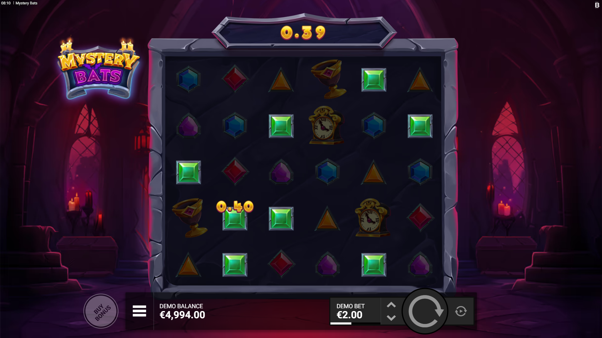 Form Scatters of 8 or More Matching Symbols to Win