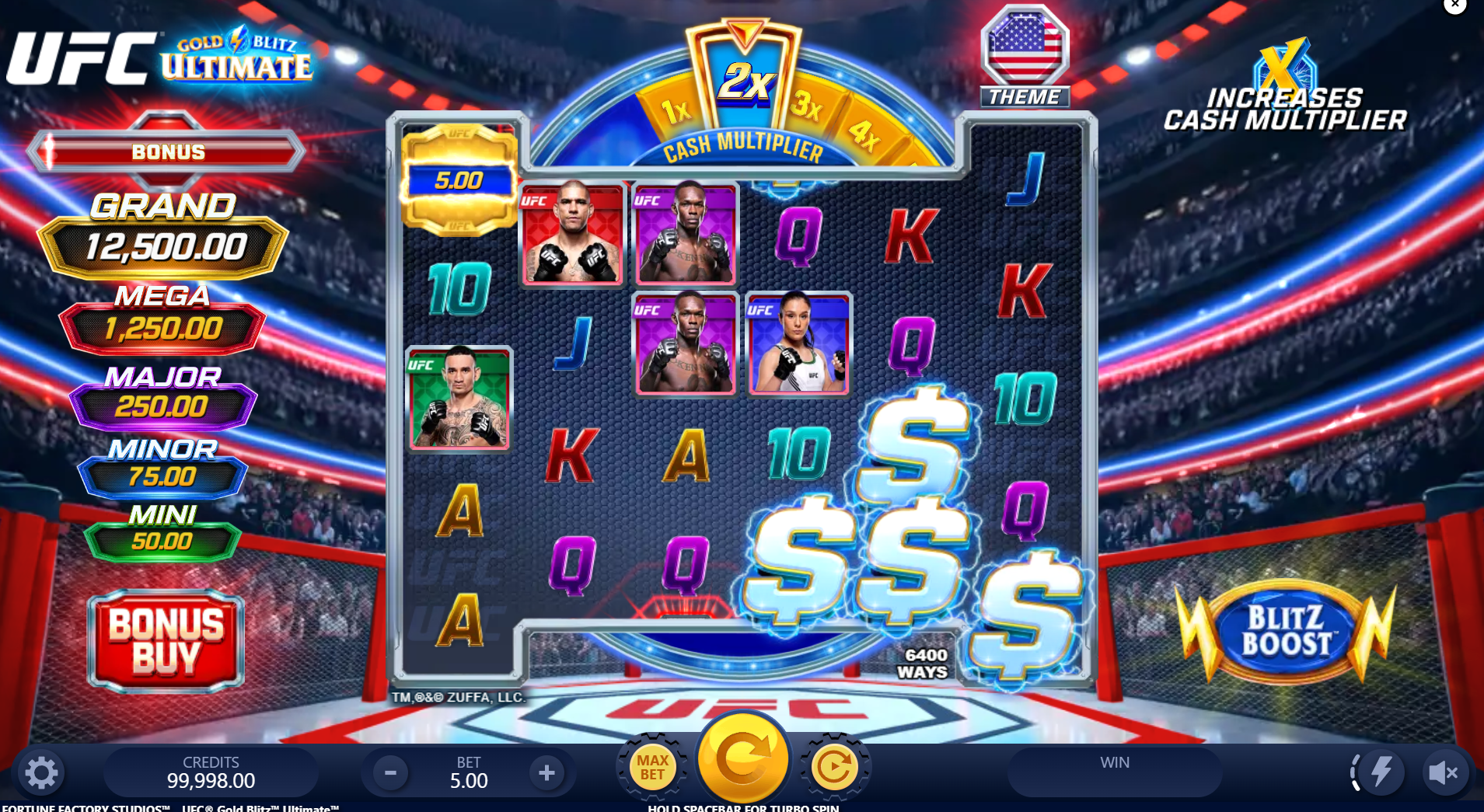 UFC Gold Blitz Ultimate Base Game Play